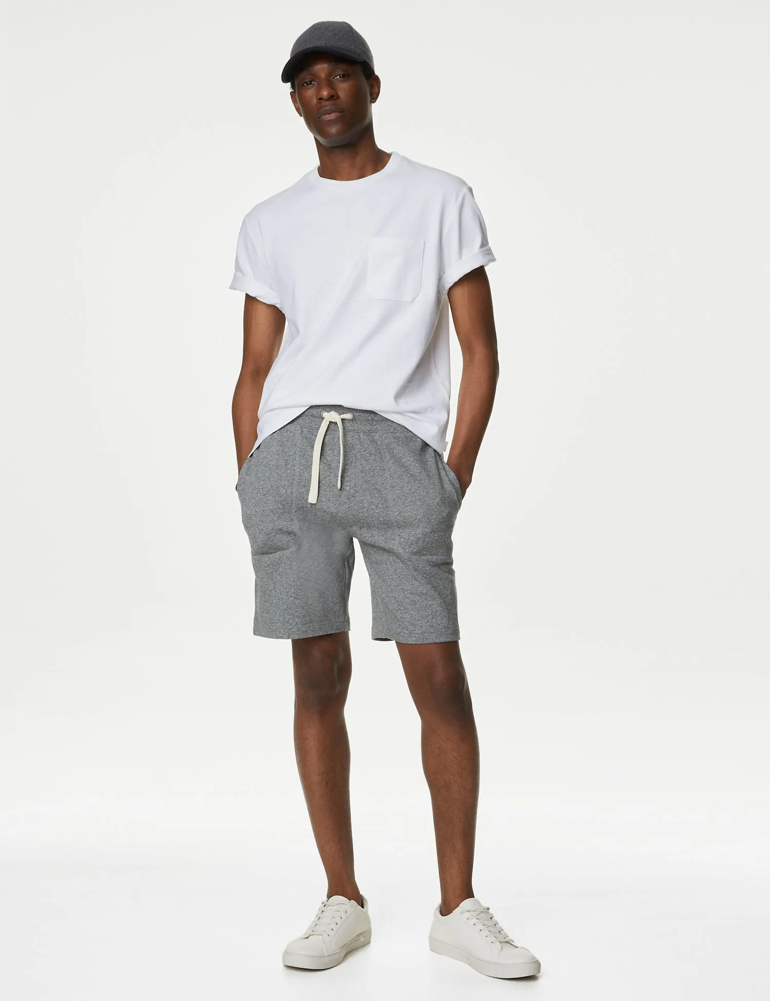 2pk Pure Cotton Jersey Shorts