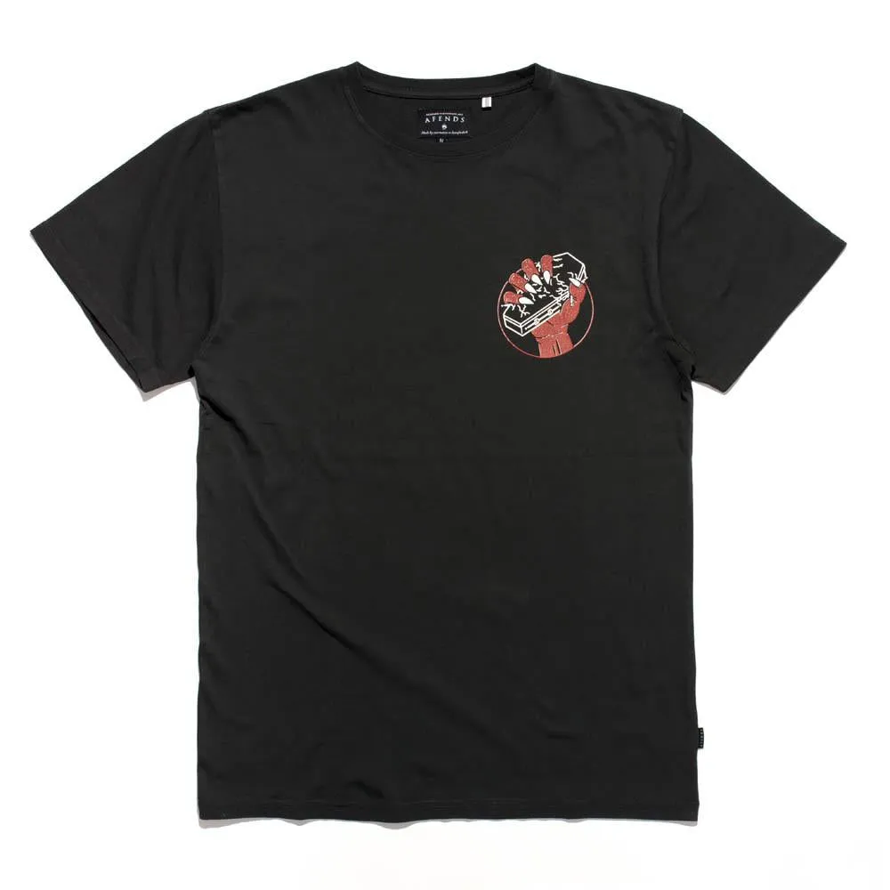 Afends Mens Never Say Die - Standard Fit Tee