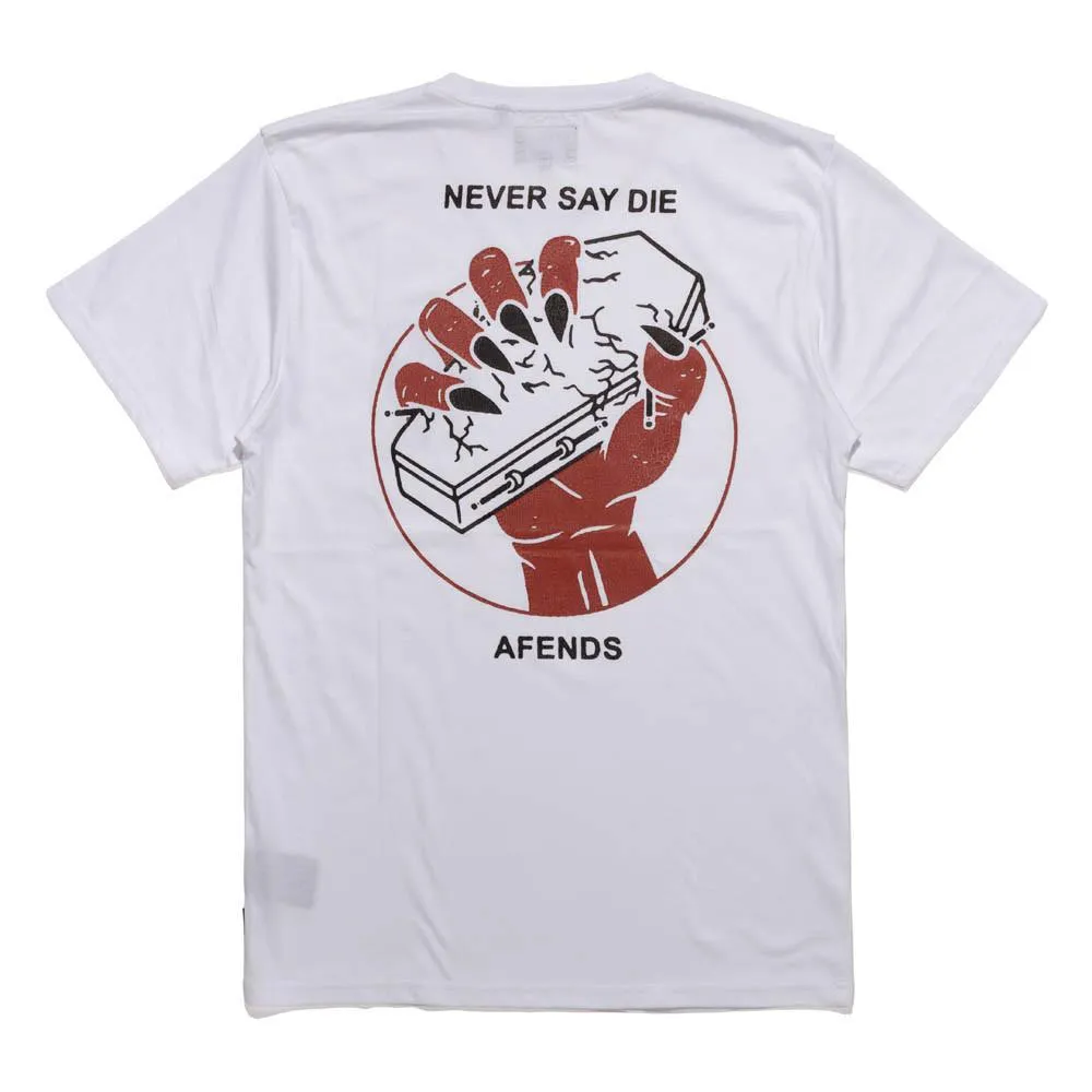 Afends Mens Never Say Die - Standard Fit Tee