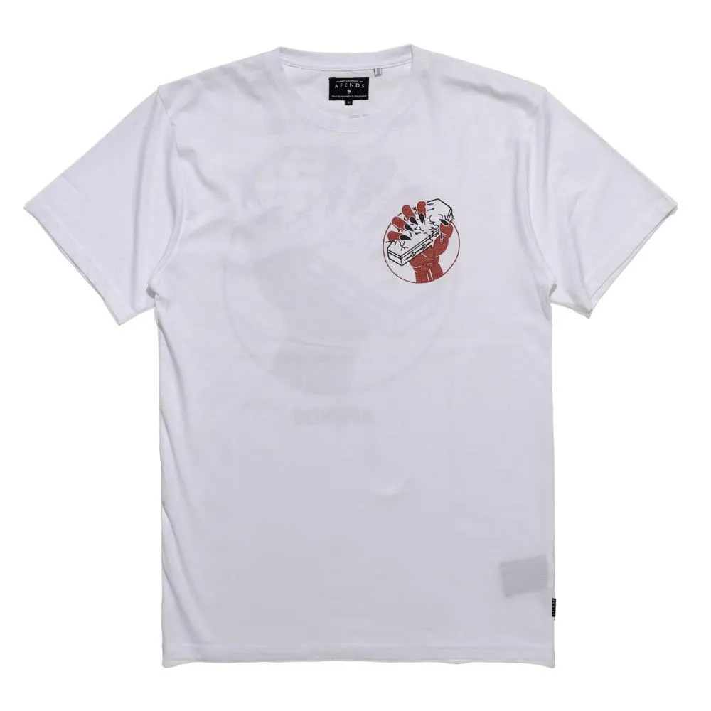 Afends Mens Never Say Die - Standard Fit Tee