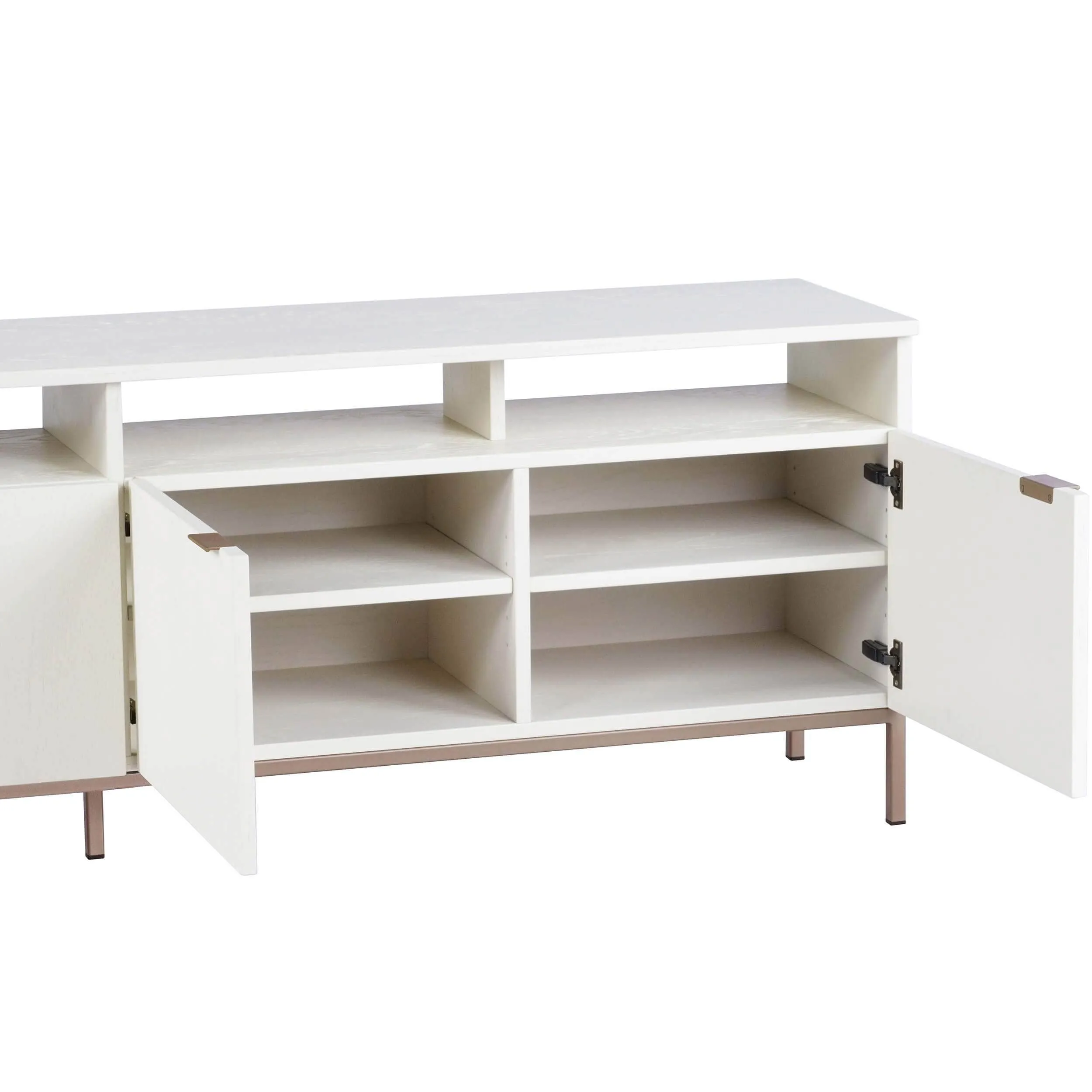 Ambrose Modular Media Stand, Cream