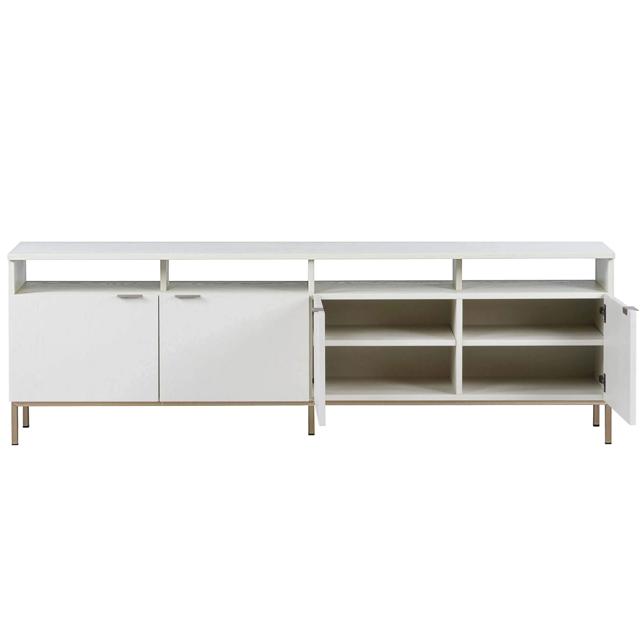 Ambrose Modular Media Stand, Cream