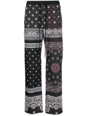 Bandana Patchwork Pants