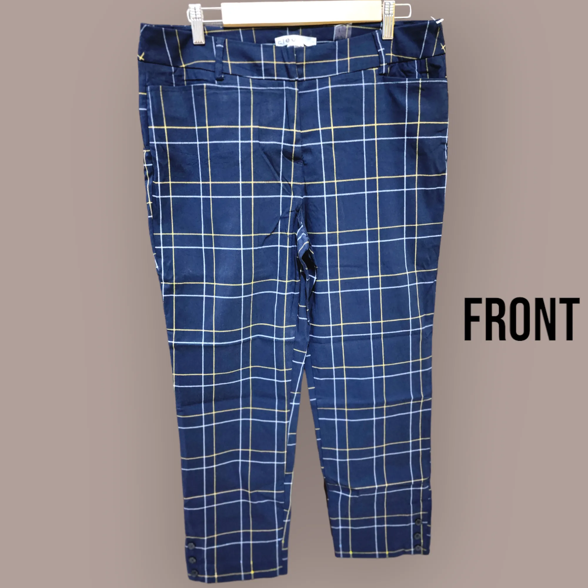 Blue HW Checks Pants