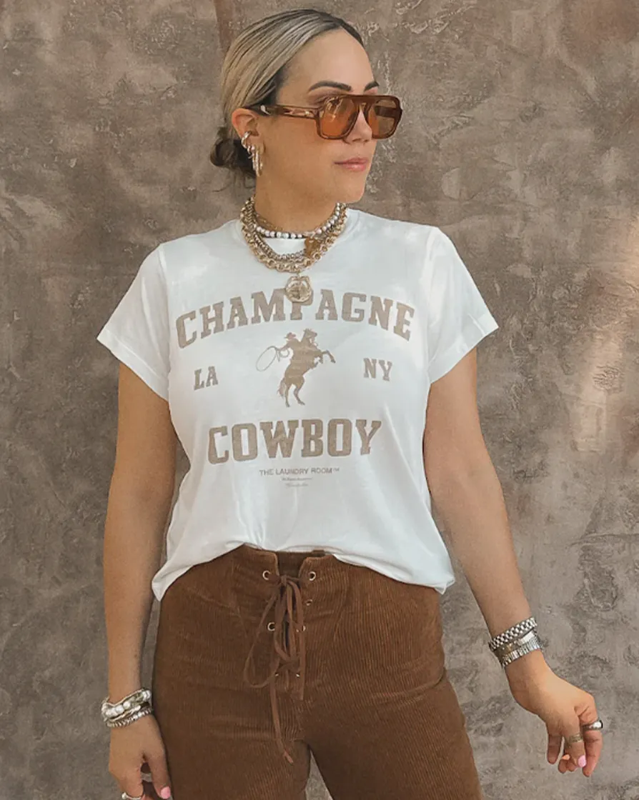 Champagne Cowboy Perfect Tee