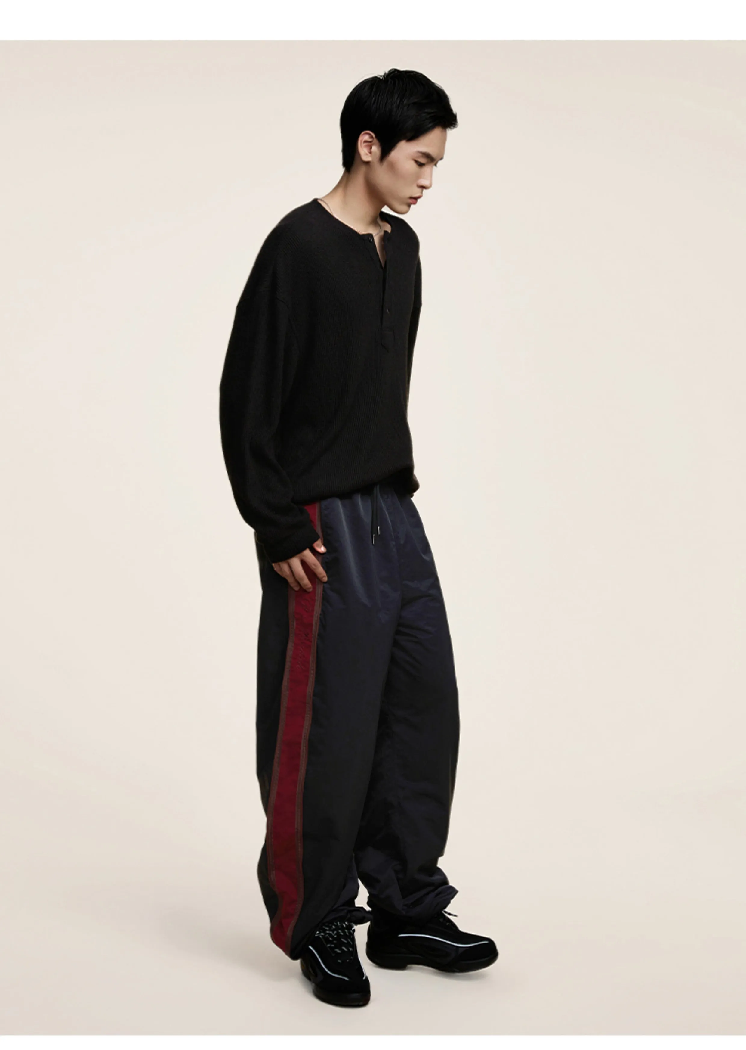 Drawstring Loose Straight Casual Pants