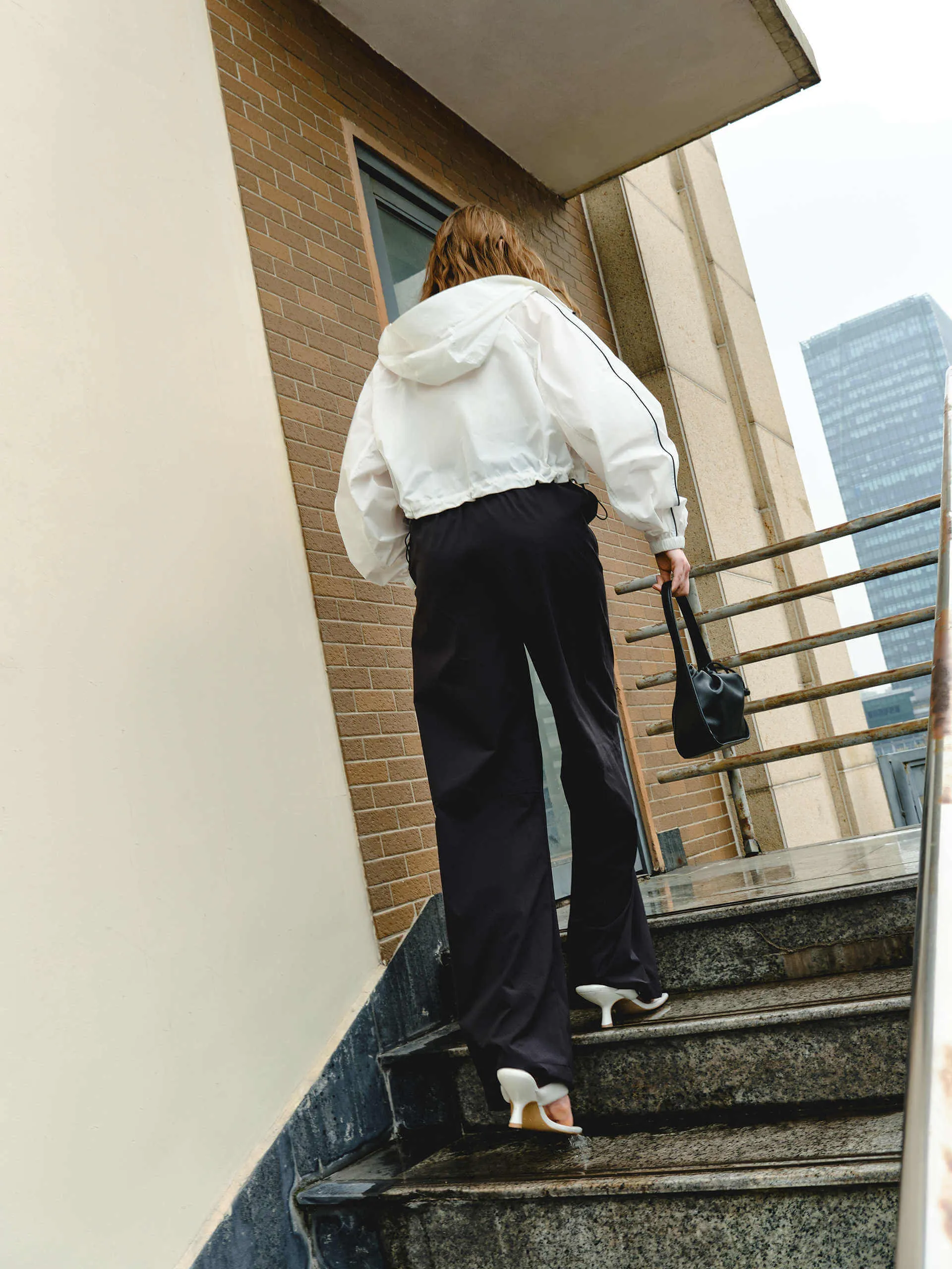 Drawstring Track Pants