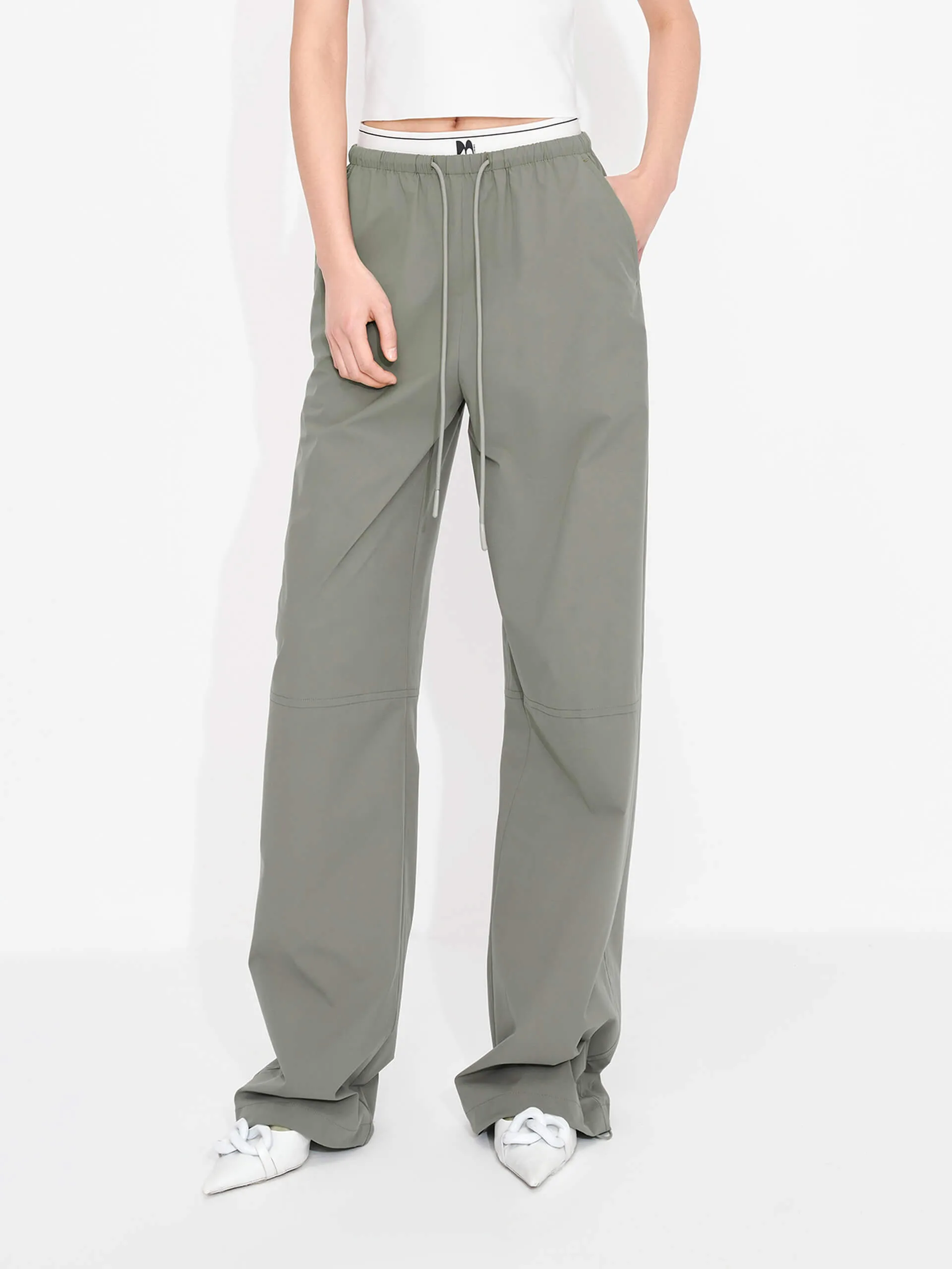 Drawstring Track Pants