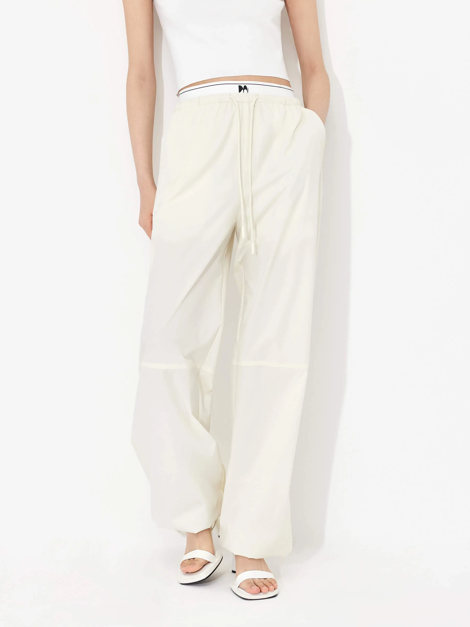 Drawstring Track Pants