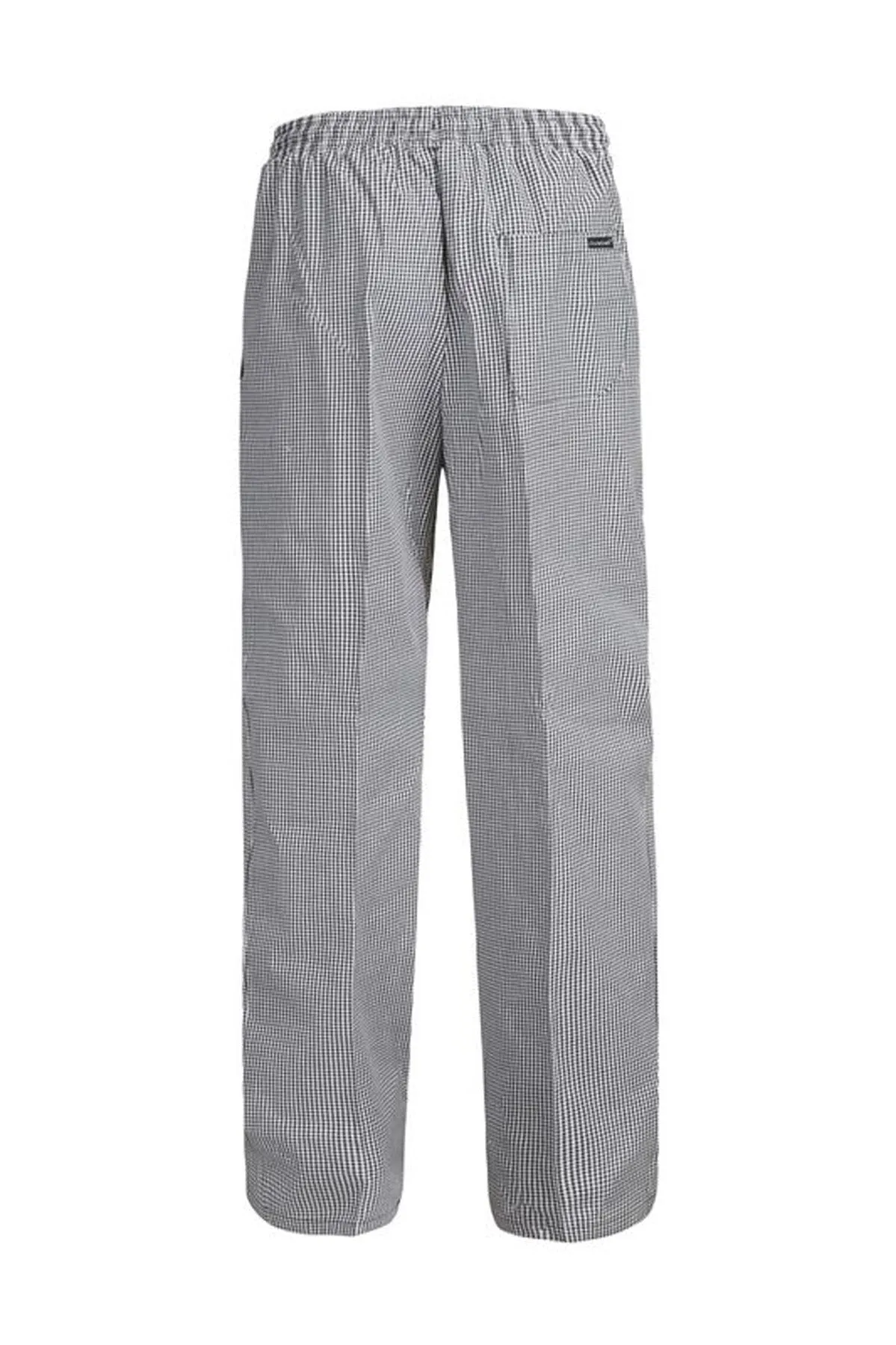 Elastic Waist Check Chefs Pant with Drawstring (NC-CP050)