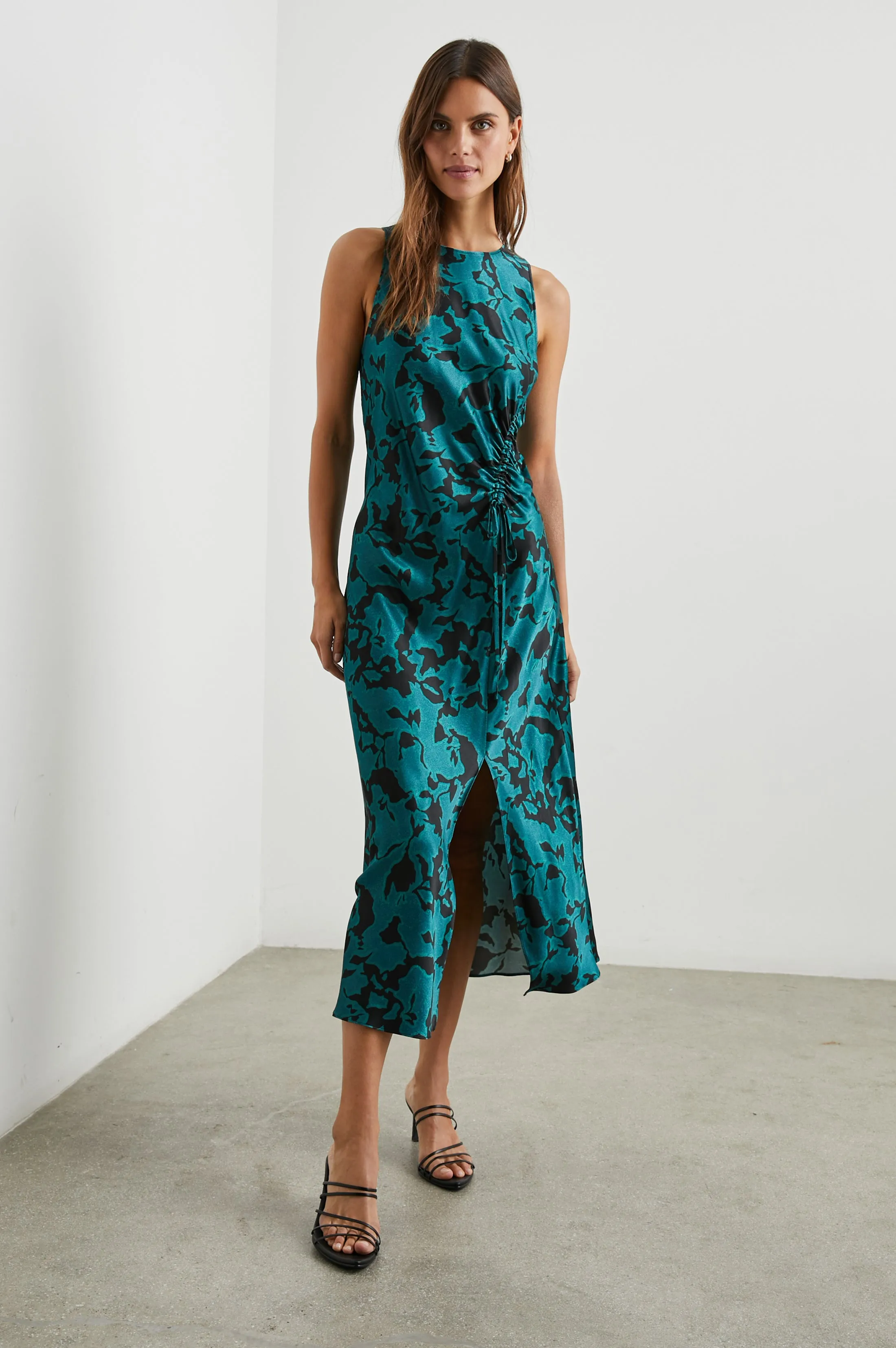 GABRIELLA DRESS - TEAL ICE