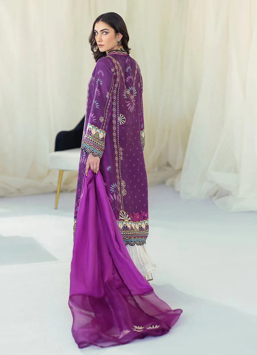 Gaia '23 - Myrtle Plum Shirt And Dupatta