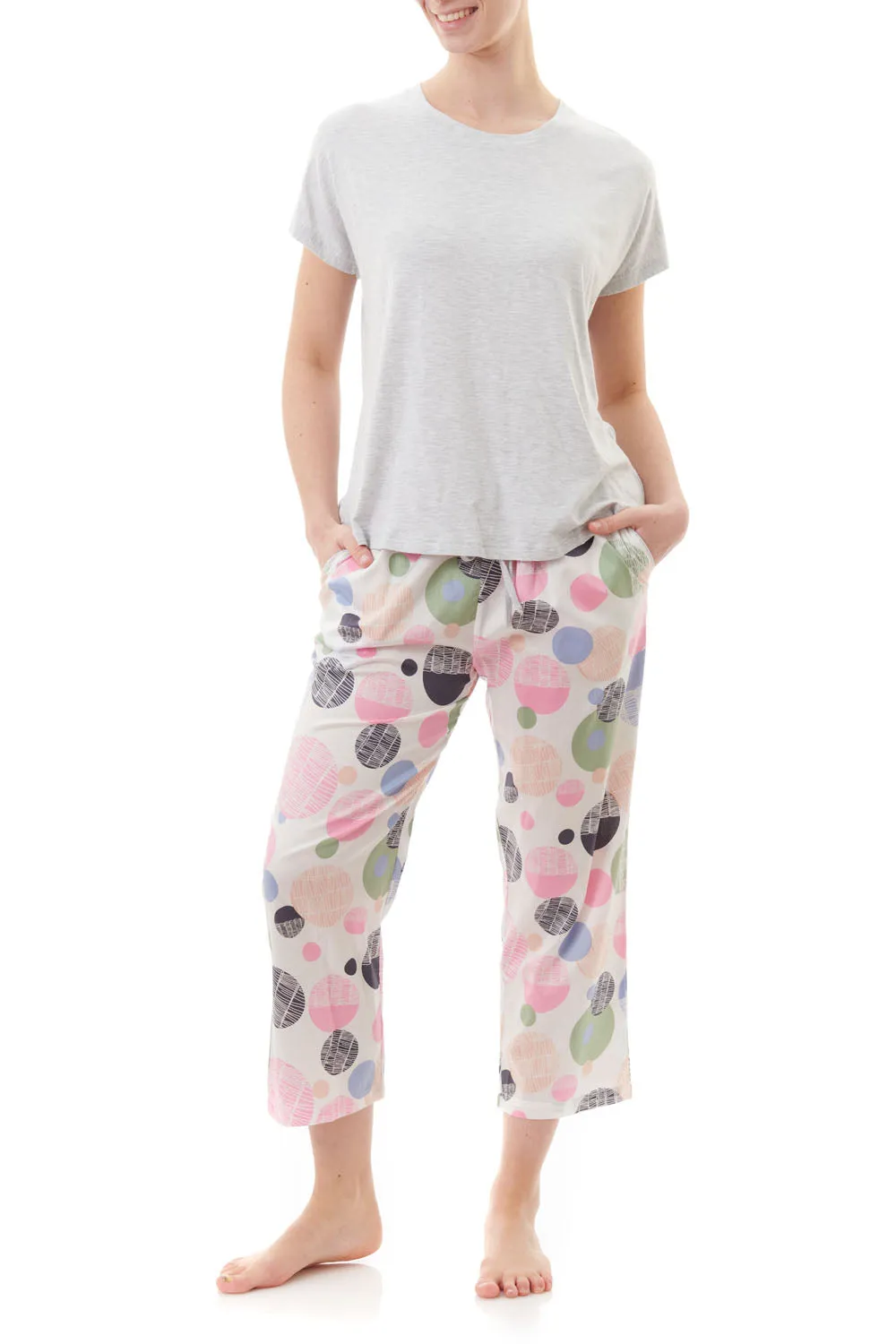 Gretel Pyjama Long Pant Blue / Pink