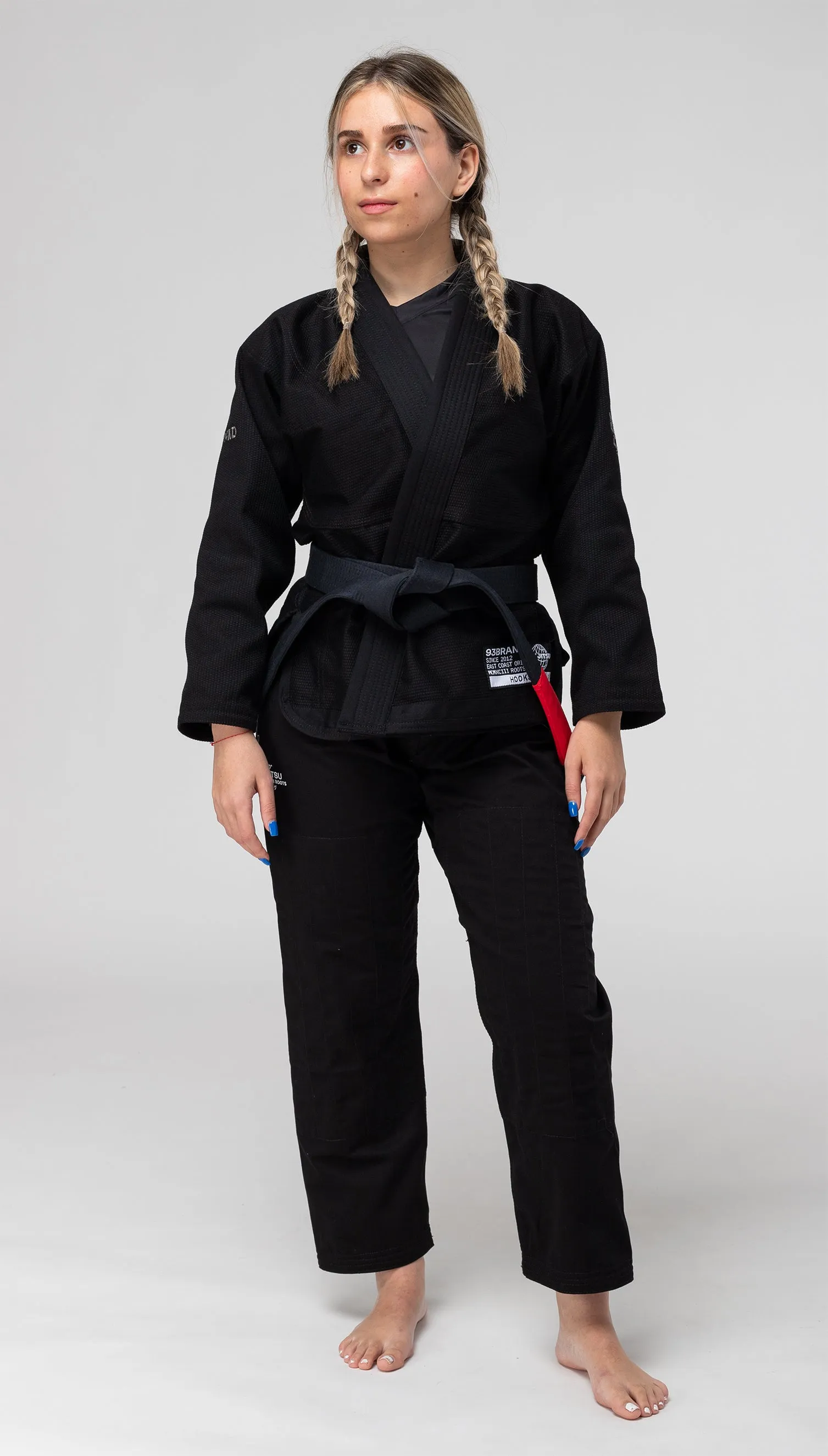 HOOKS CLASSIC Women's Jiu Jitsu Gi - Black (WHOLESALE)