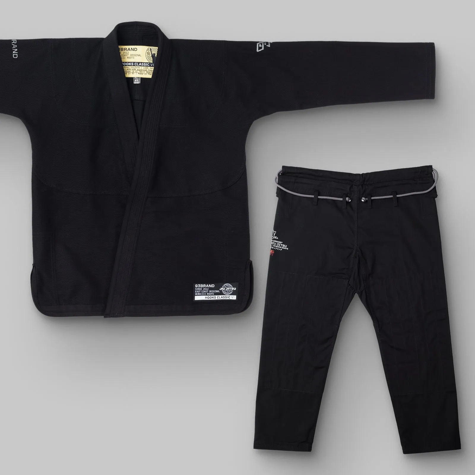 HOOKS CLASSIC Women's Jiu Jitsu Gi - Black (WHOLESALE)