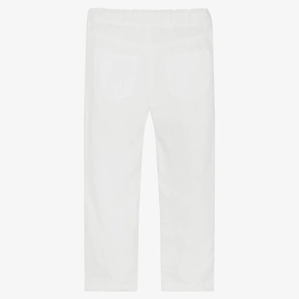 ILG White Linen Pants