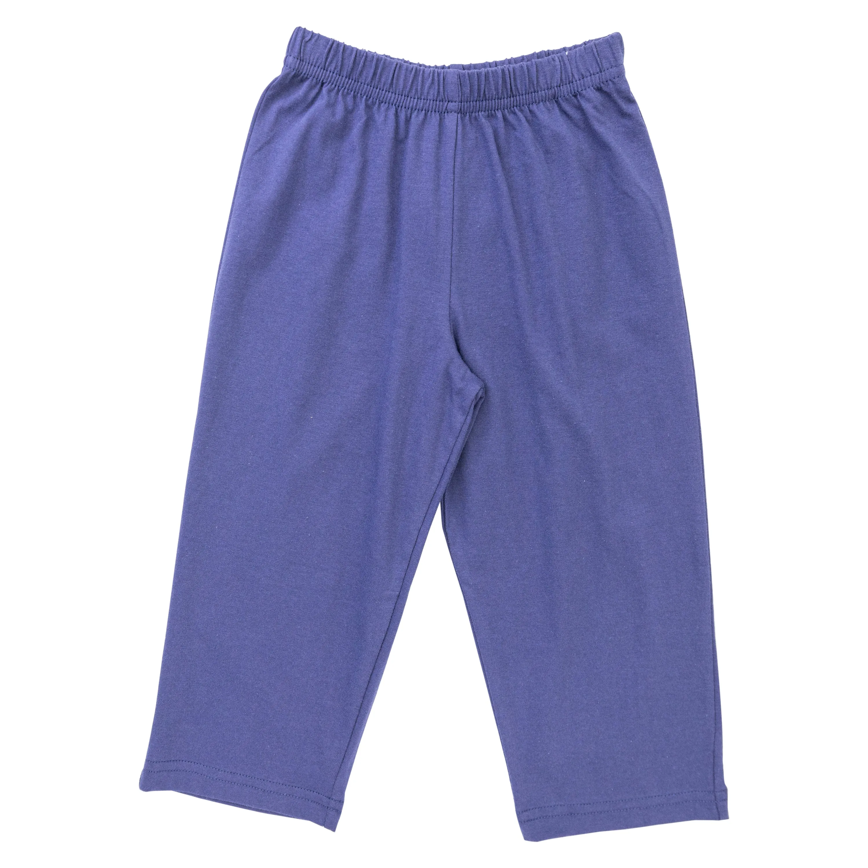 Jersey Solid Pants- Slate Blue