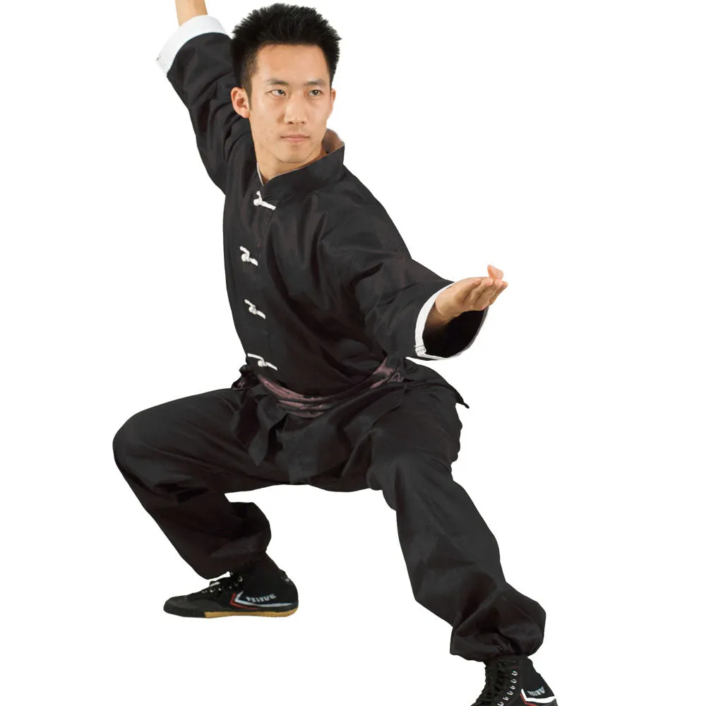 Kung Fu Uniform with White Cuffs