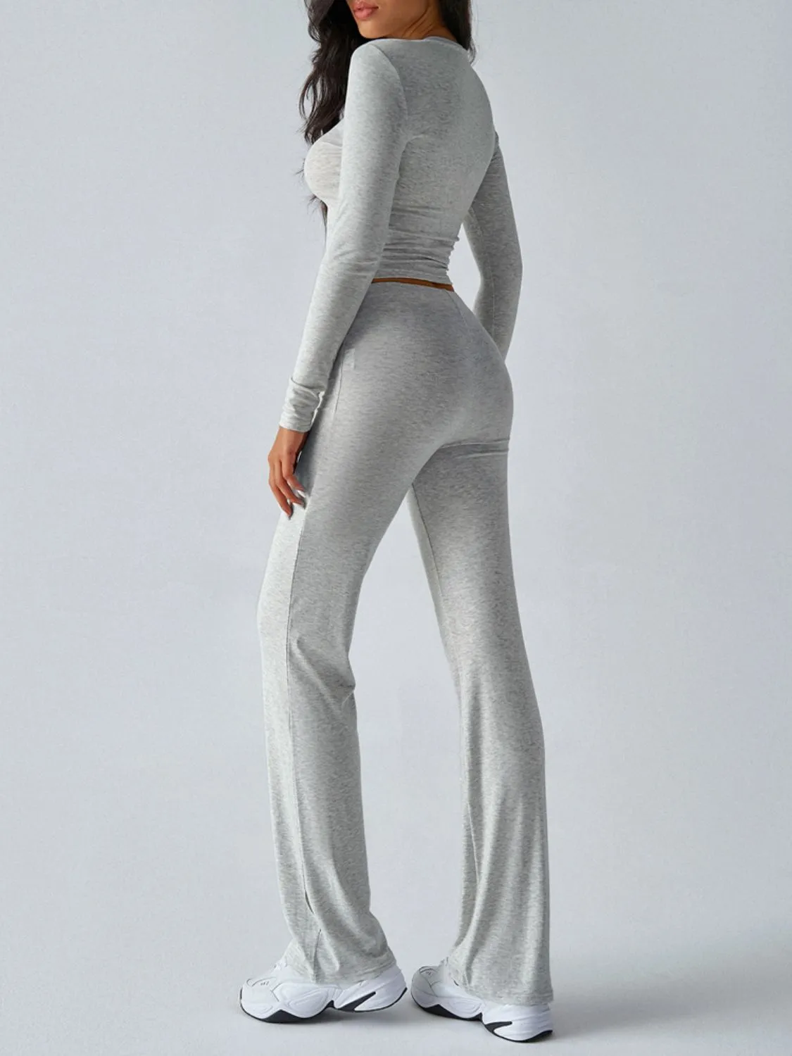 Long Sleeve Top and Loungewear Pants Set