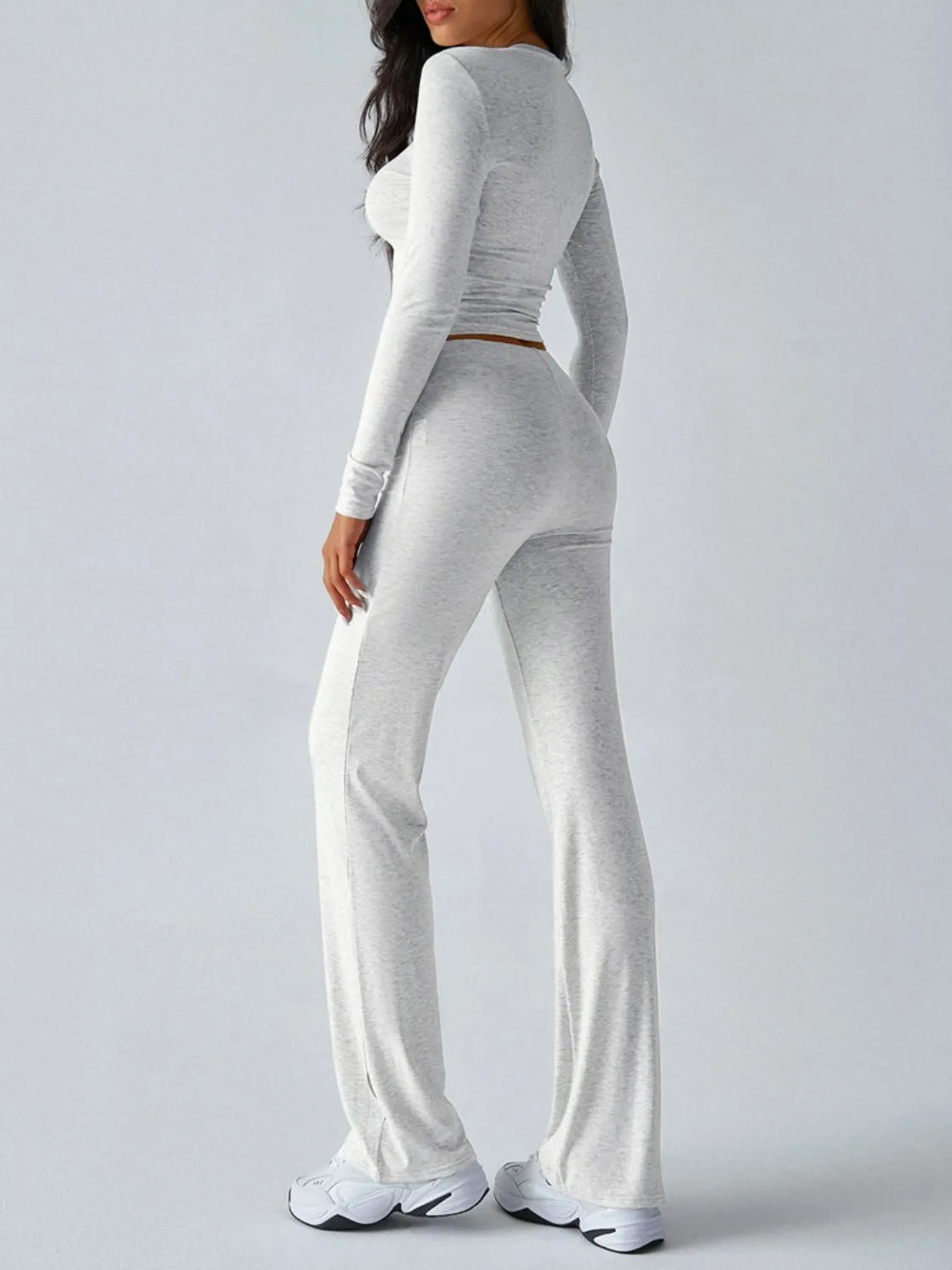 Long Sleeve Top and Loungewear Pants Set