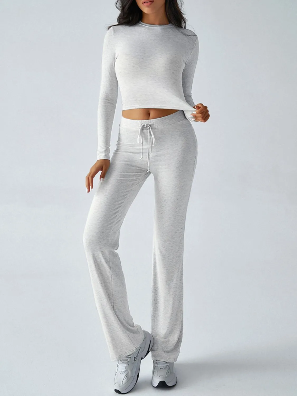 Long Sleeve Top and Loungewear Pants Set