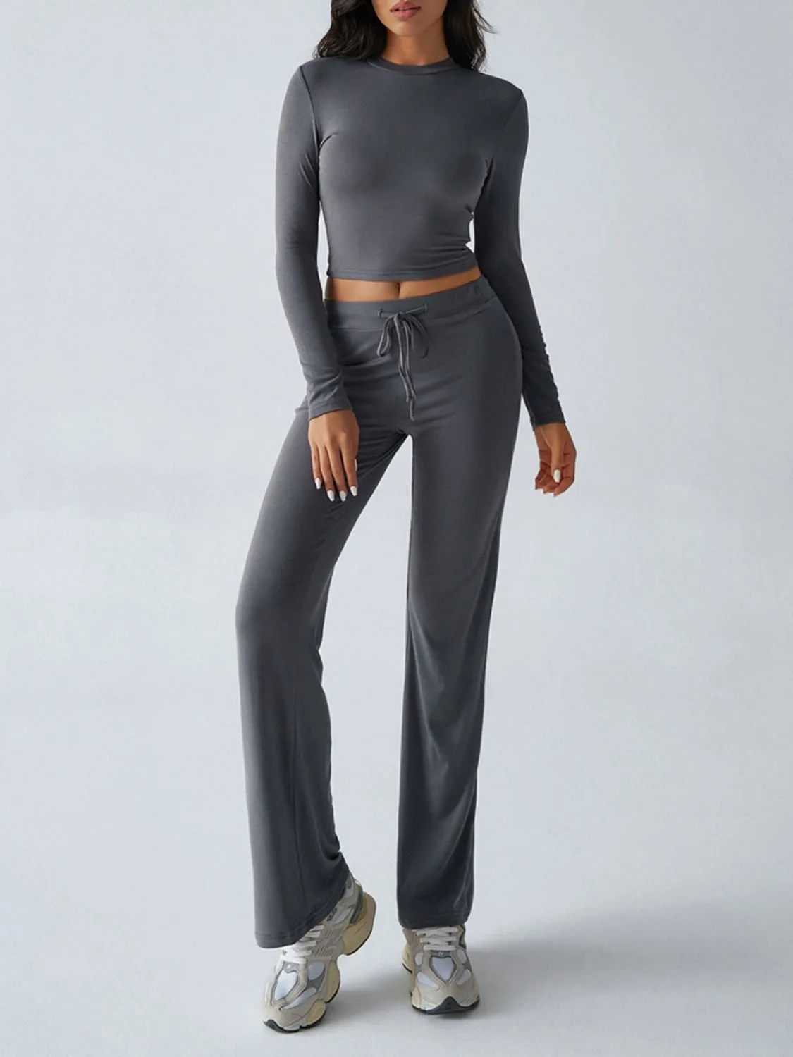 Long Sleeve Top and Loungewear Pants Set