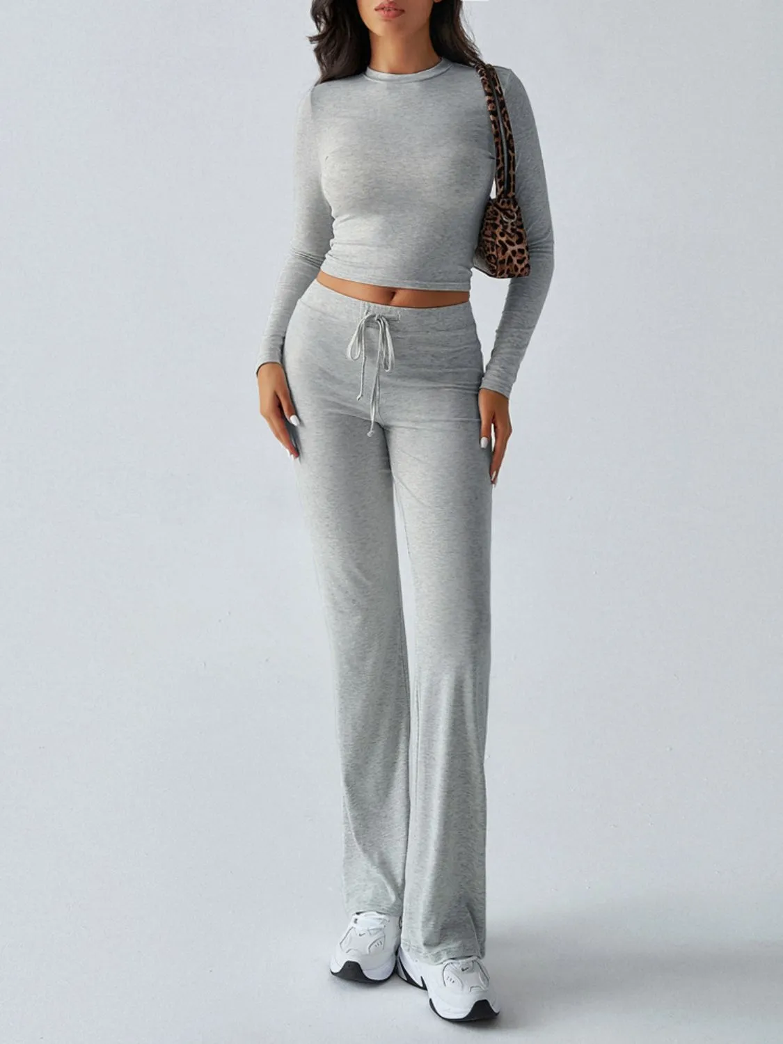 Long Sleeve Top and Loungewear Pants Set