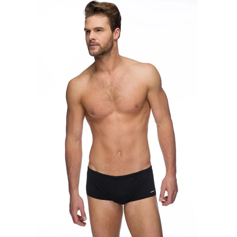 Maru - Solid Black Pacer Trainer Mens Trunk