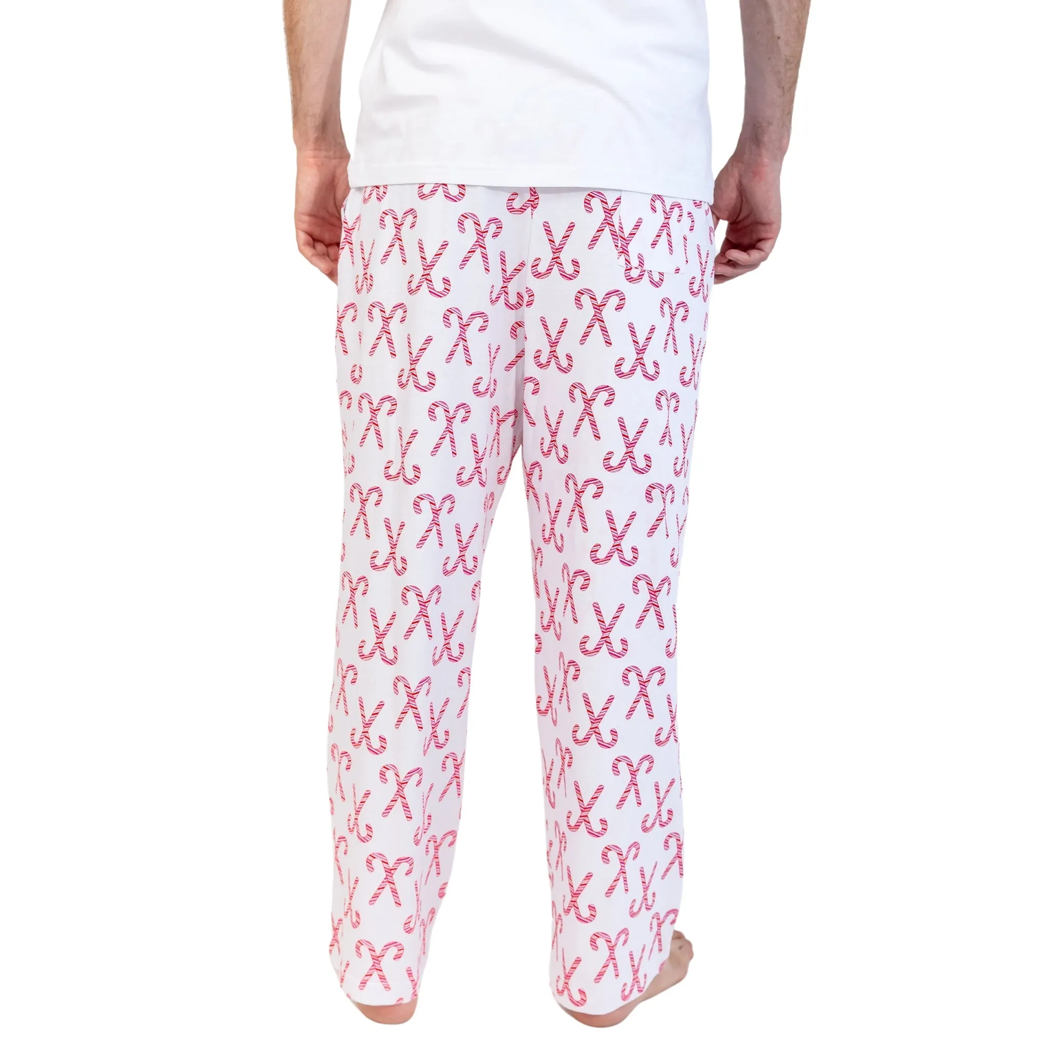 Men's Candy Cane Pj Pants