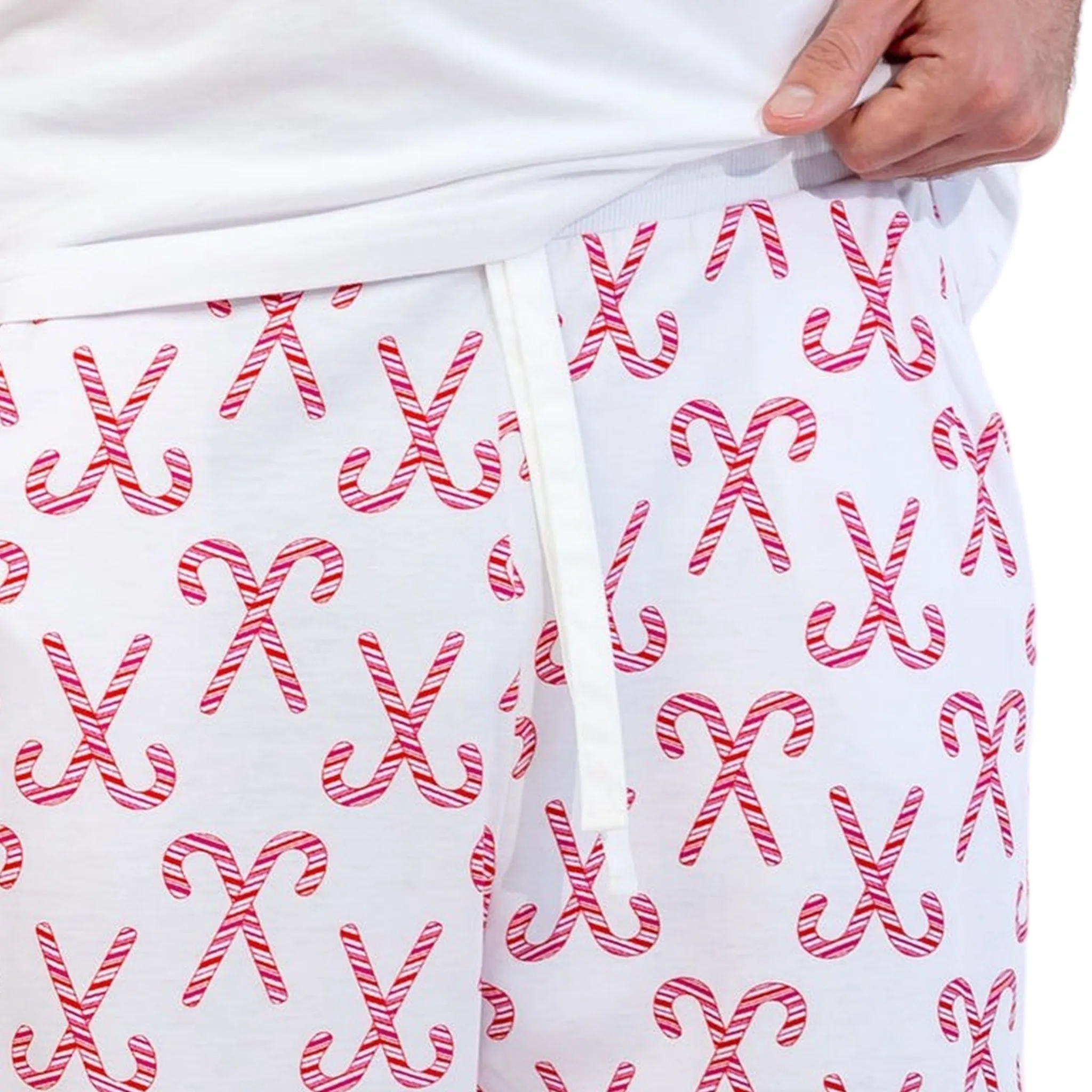 Men's Candy Cane Pj Pants