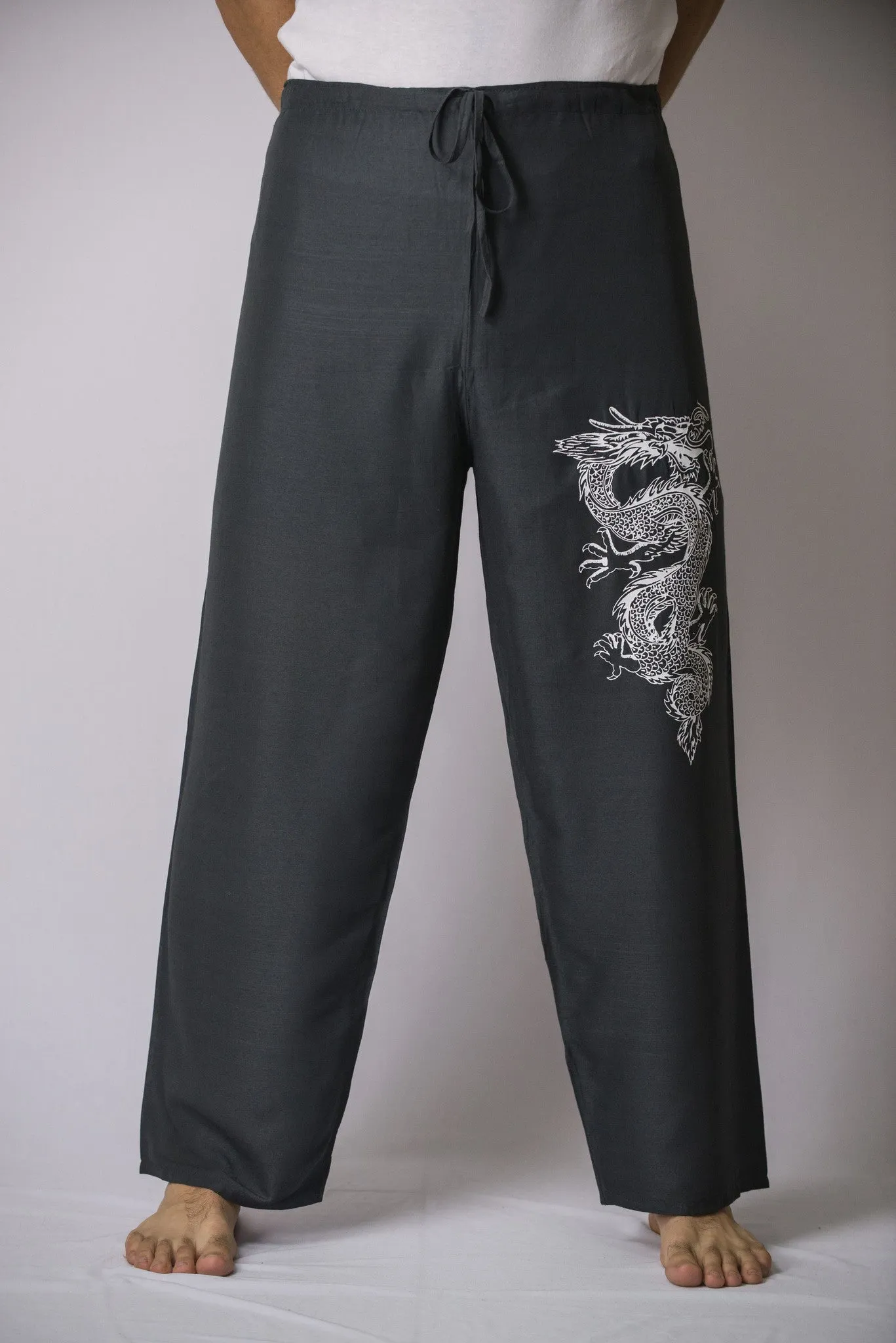 Mens Dragon Pants in Gray