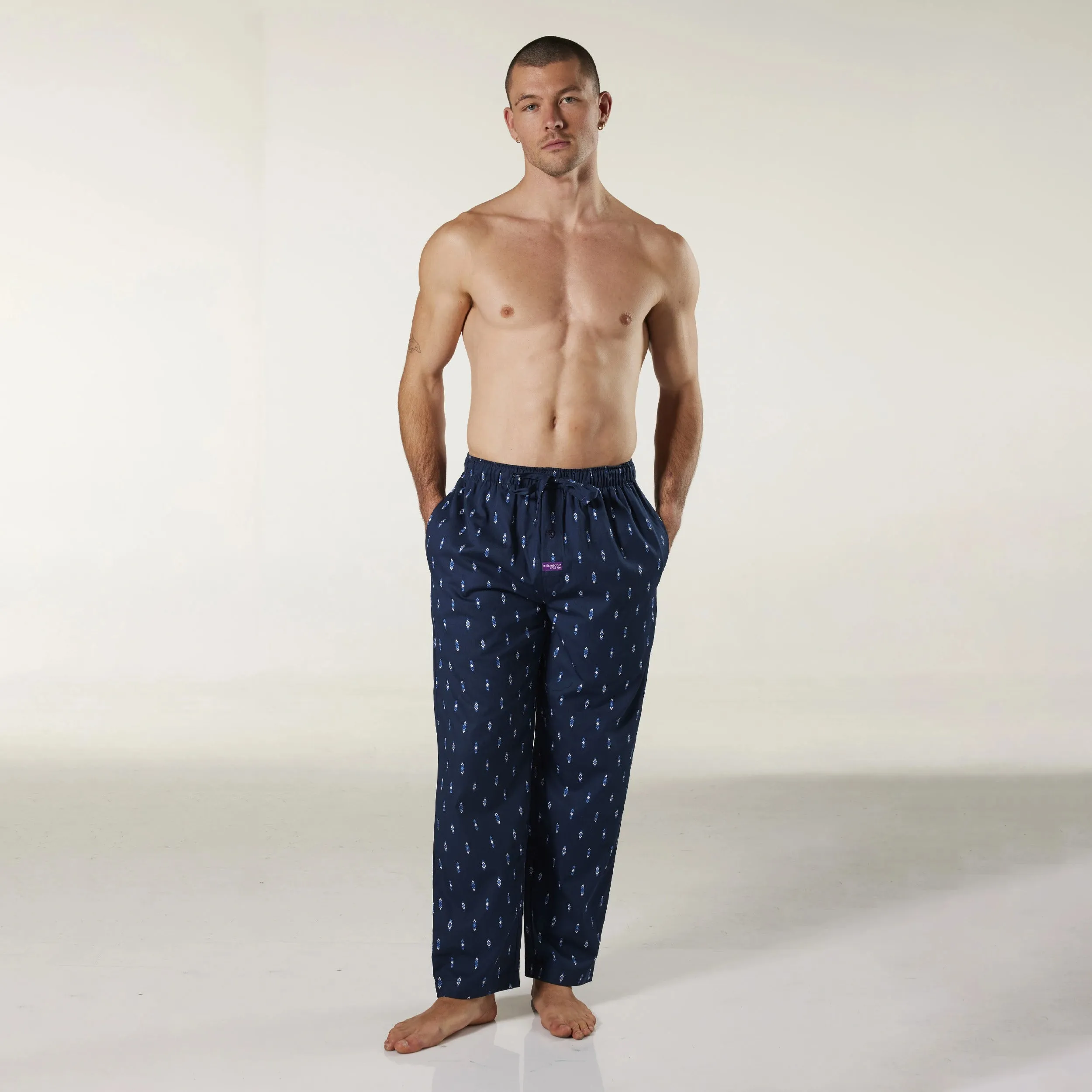 Men's Flint Cotton Sleep Pant - Navy