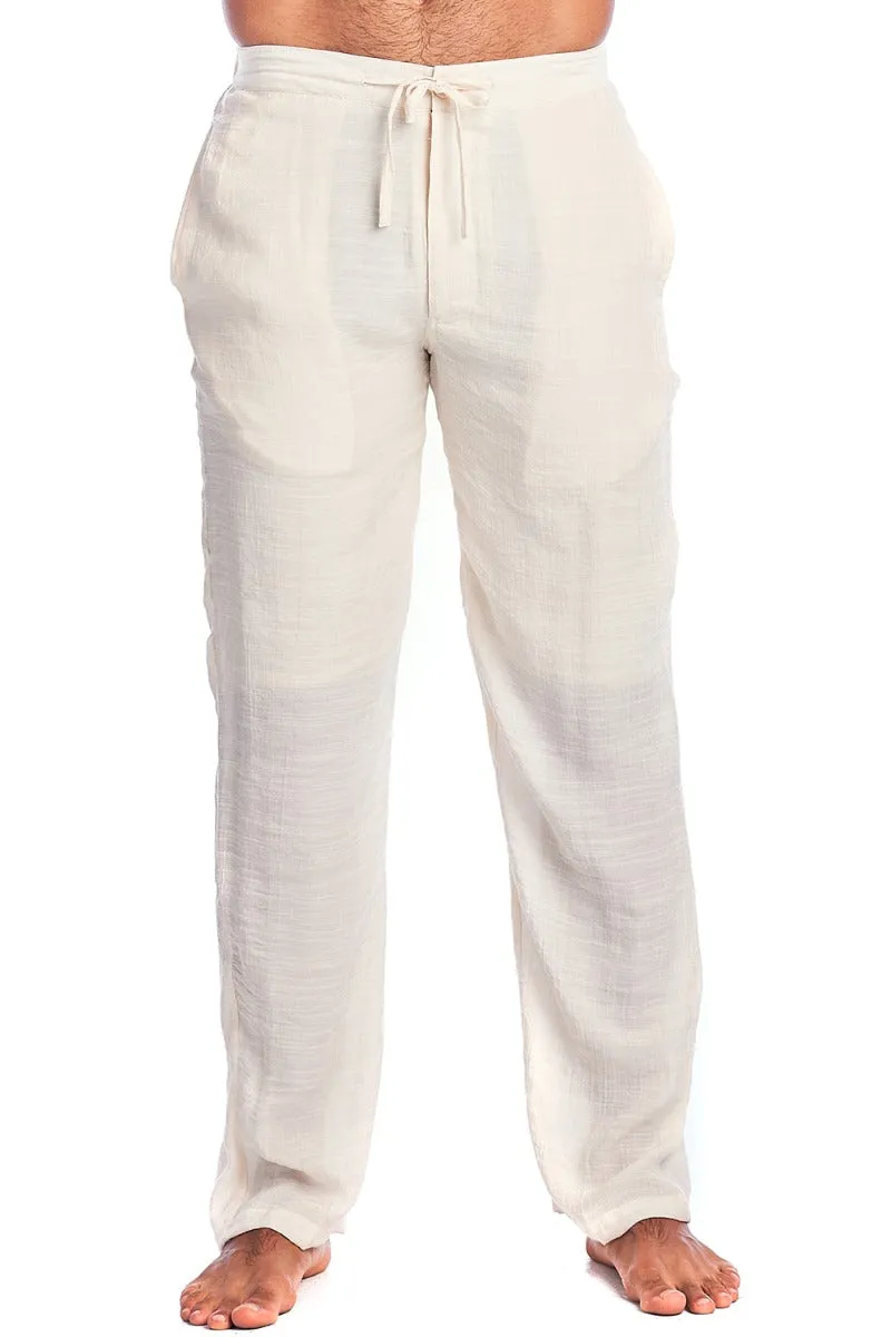 Mojito Men's Resort Wear Casual Drawstring Beach Pants