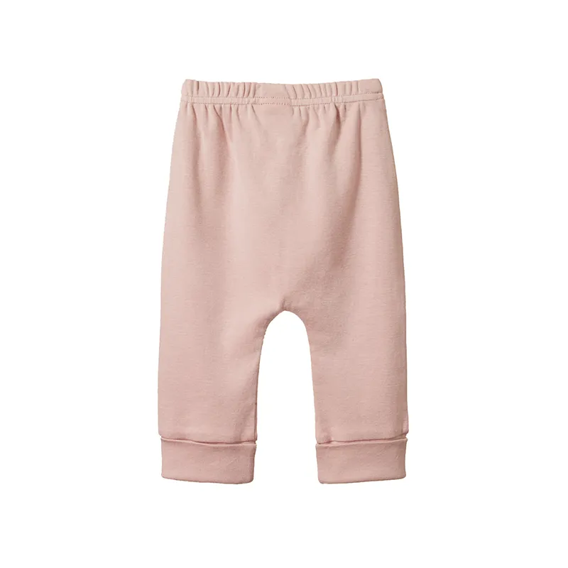 Nature Baby Drawstring Pants - Rose Bud