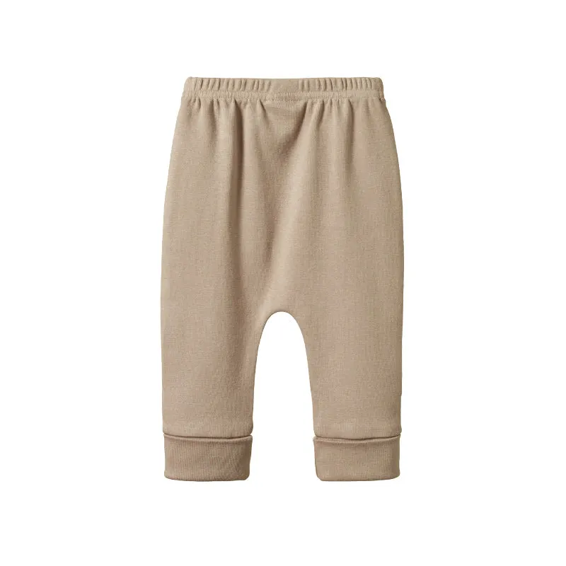 Nature Baby Drawstring Pants - Sparrow