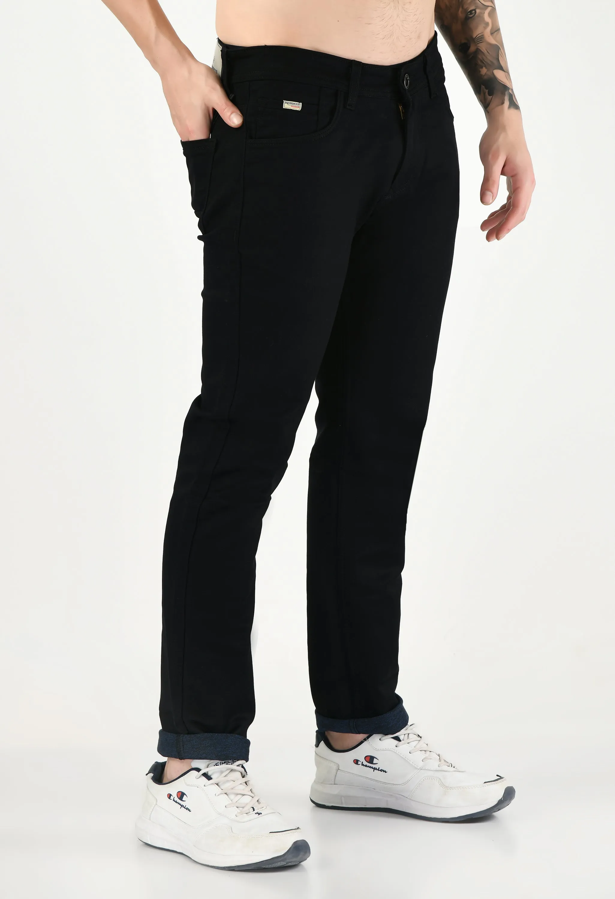 Navy Blue Premium Cotton Casual Pant