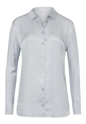 Nori Button Front Shirt | Celadon Grey 76640-1688