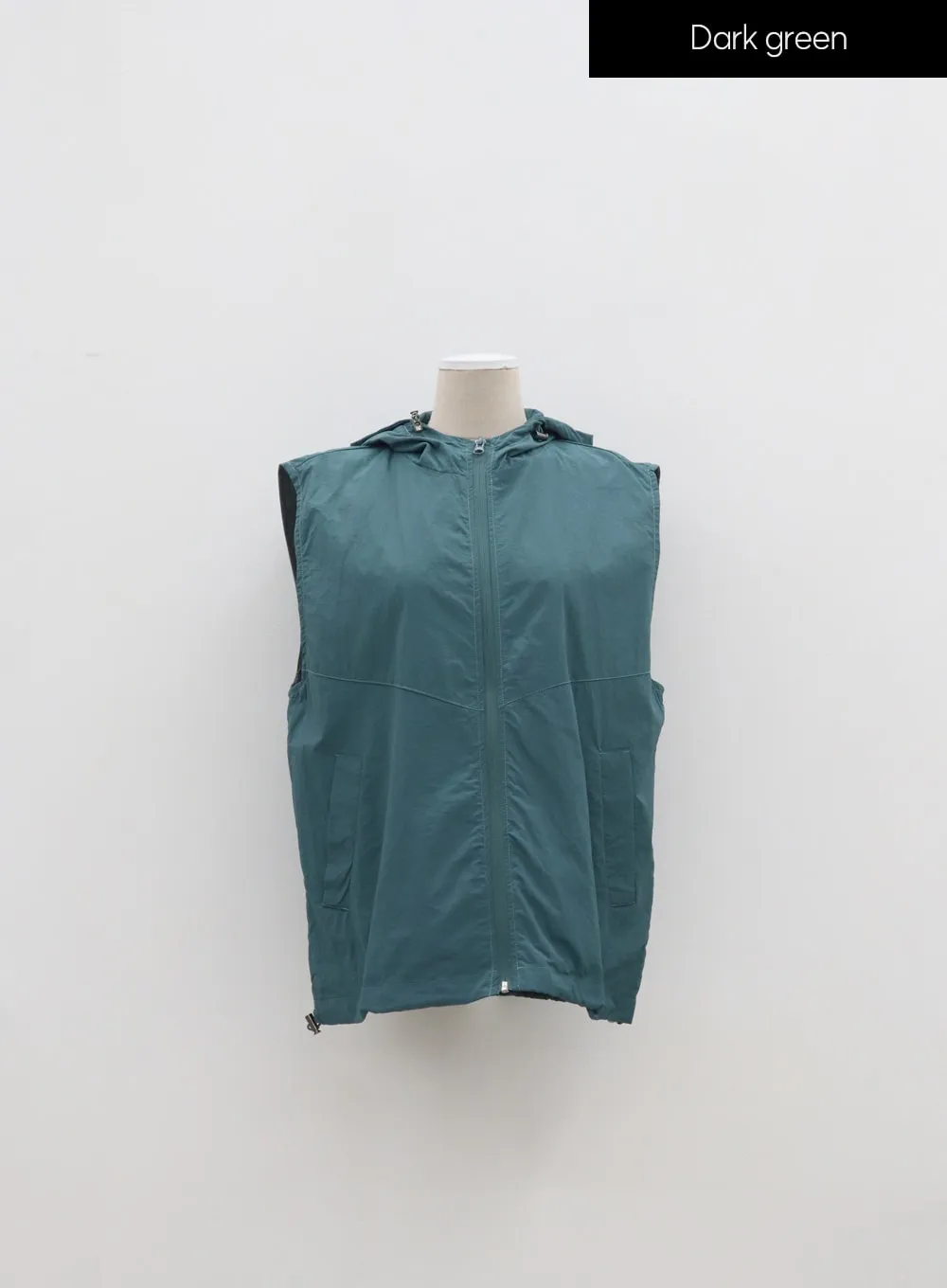 Nylon Hoodie Vest IA304