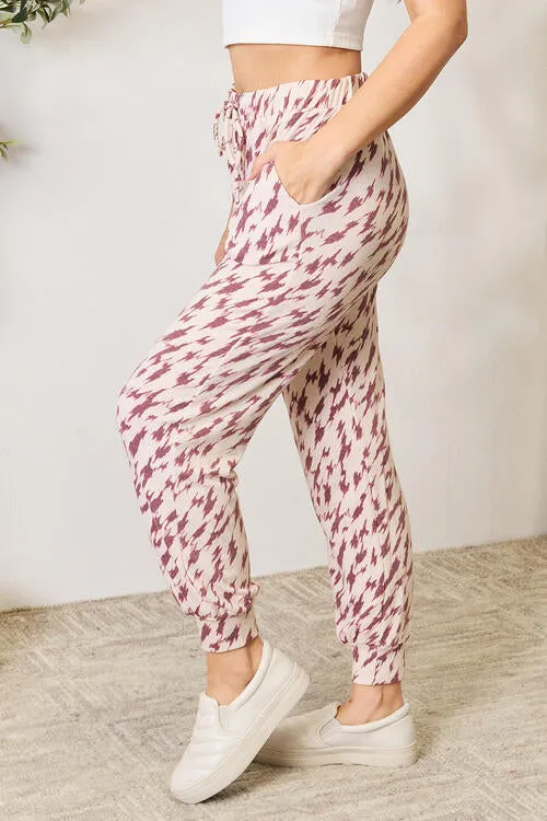 Printed Drawstring Pants