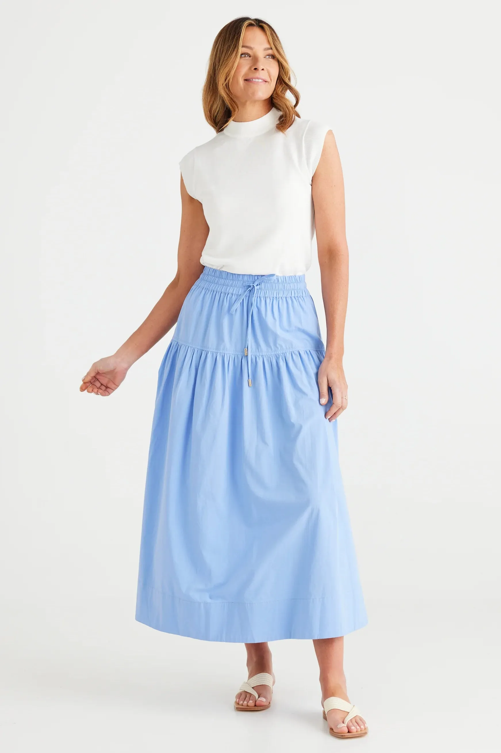 Provence Skirt in Periwinkle Blue