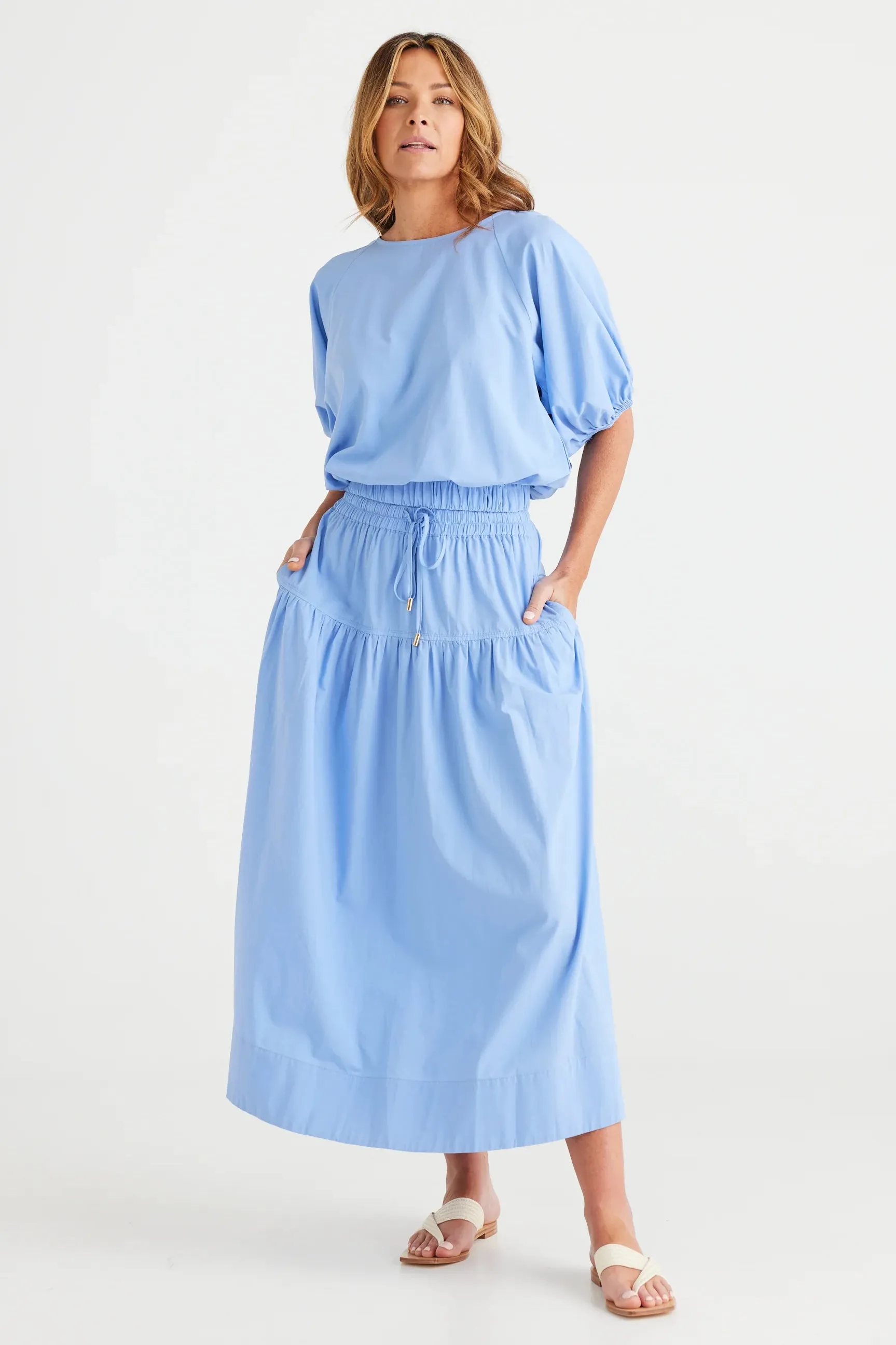 Provence Skirt in Periwinkle Blue