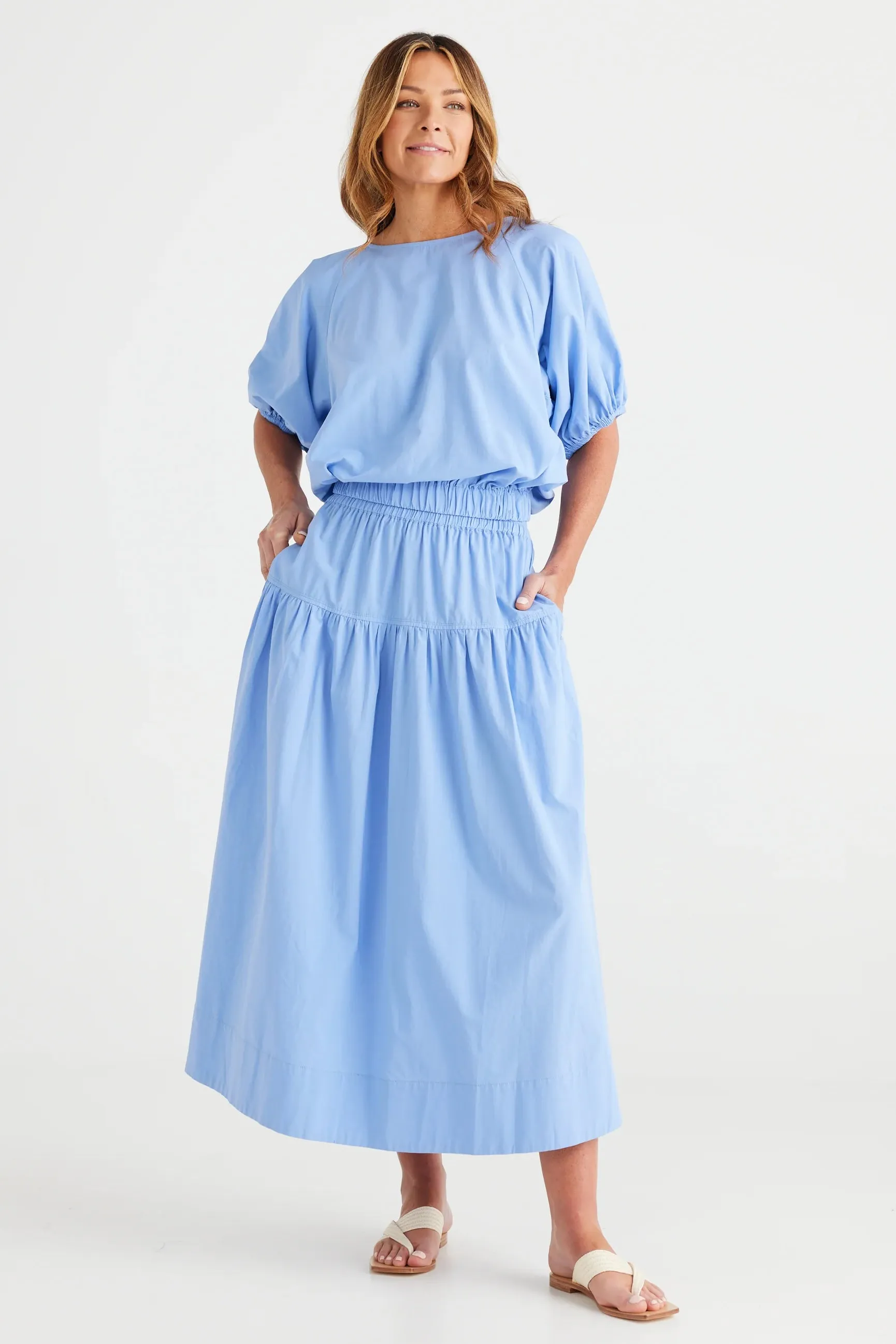 Provence Skirt in Periwinkle Blue