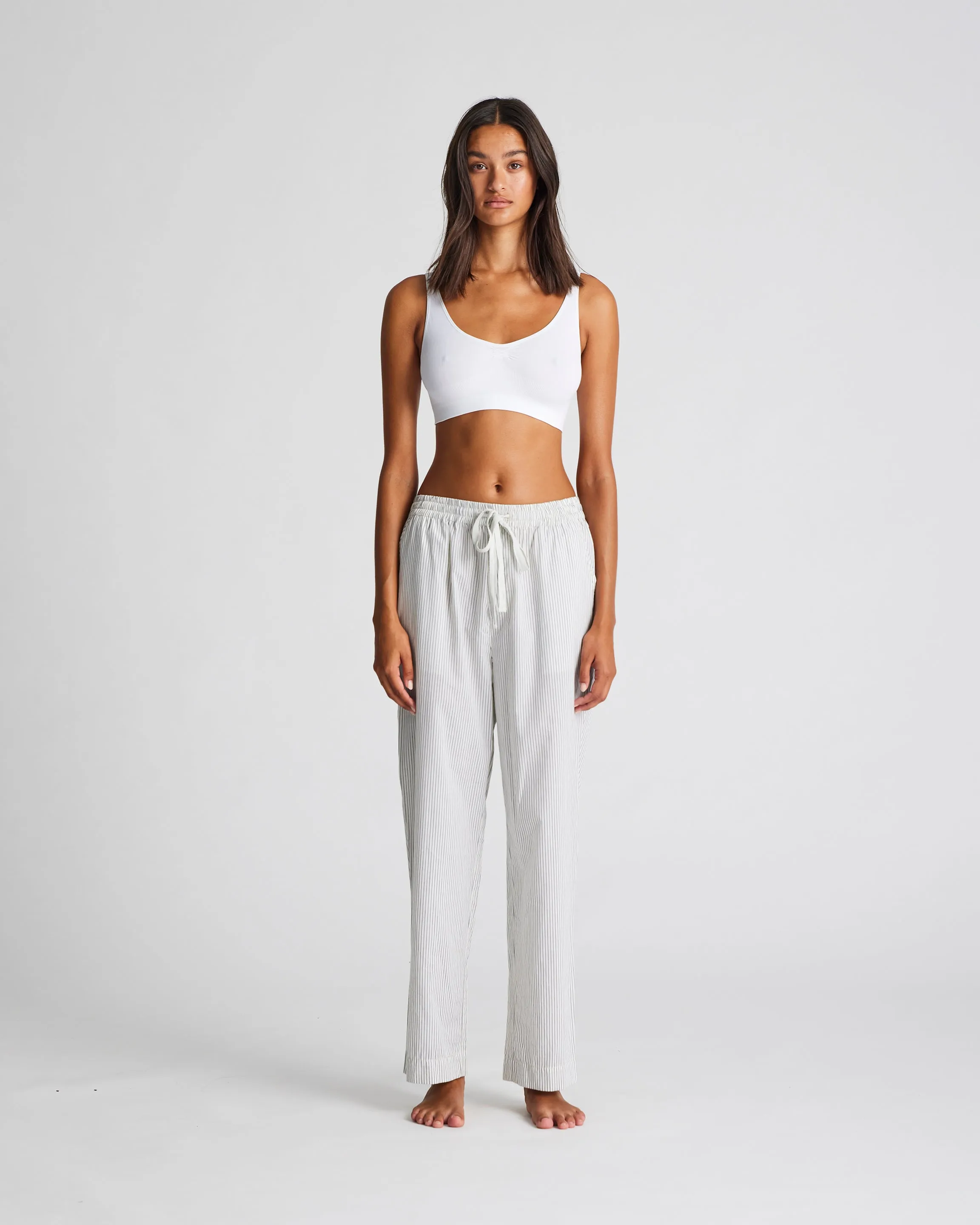 Savita Pant Cotton Stripe