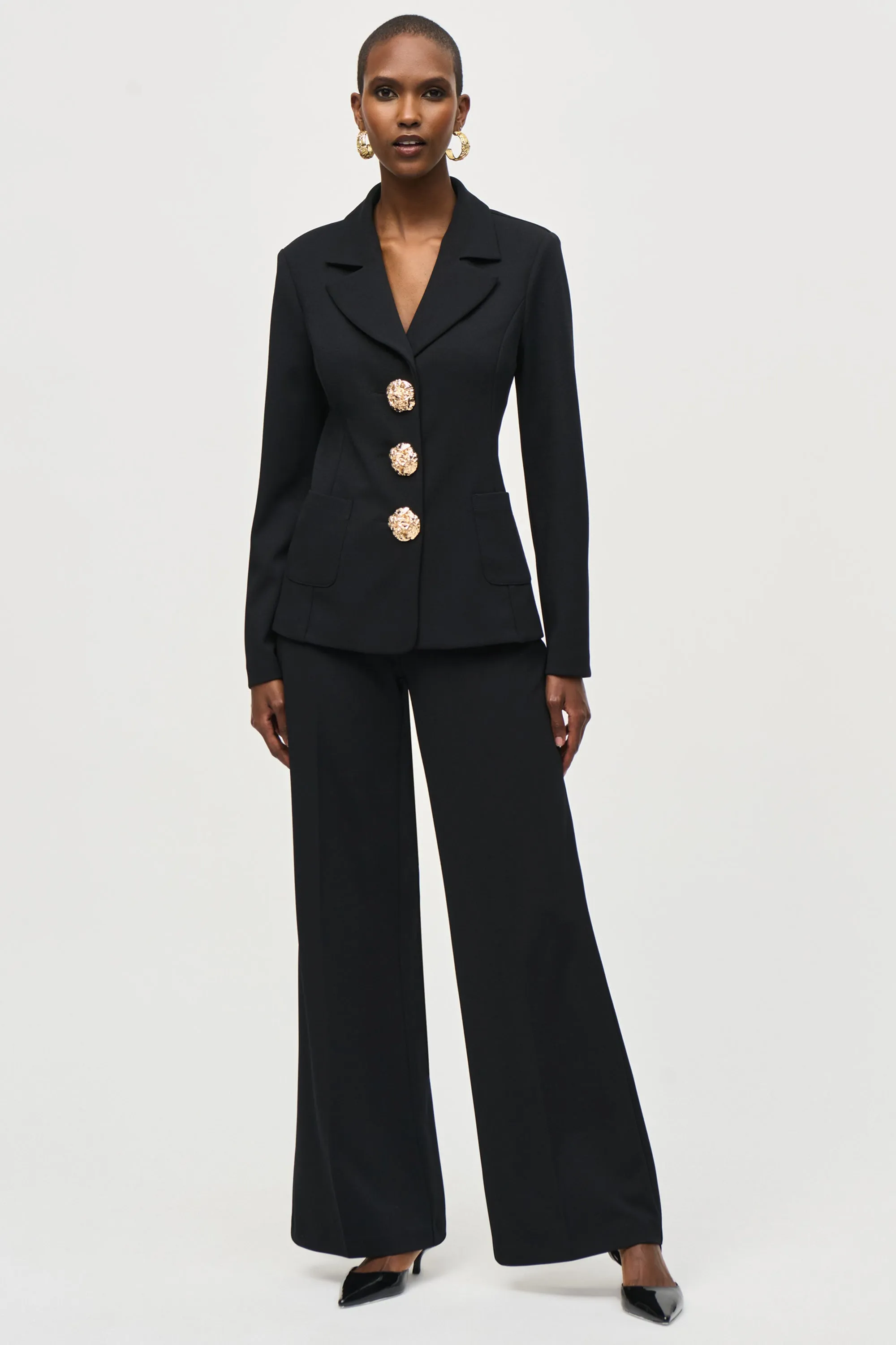 SCUBA CREPE WIDE LEG PANT