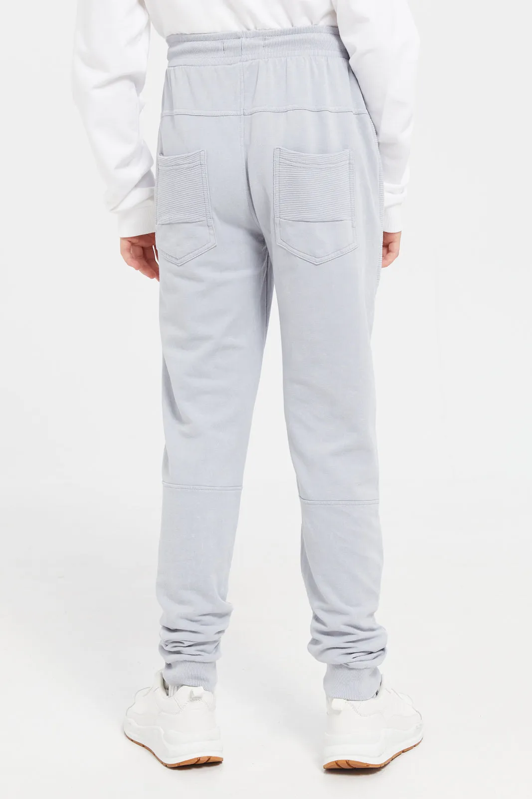 Senior Boys Grey Track Pants