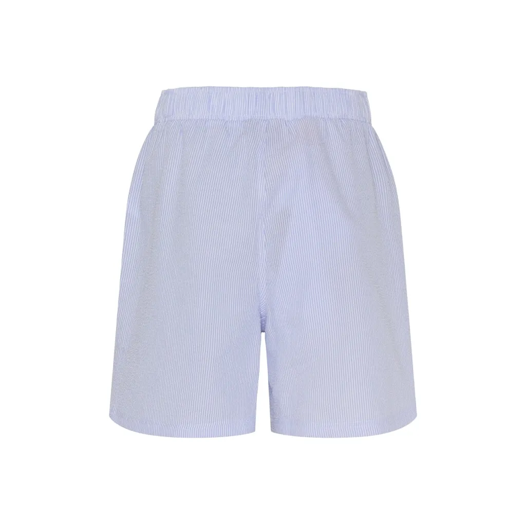 Shandie Shorts - White/Light Blue