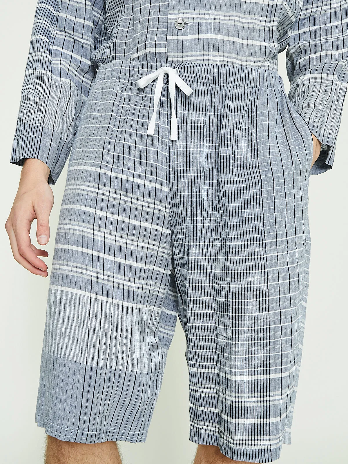 Short Pyjama Pants in Navy