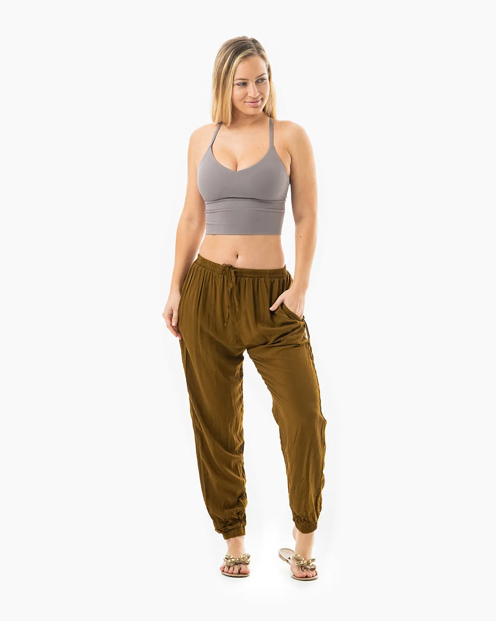 Solid Miami Jogger Harem Pants