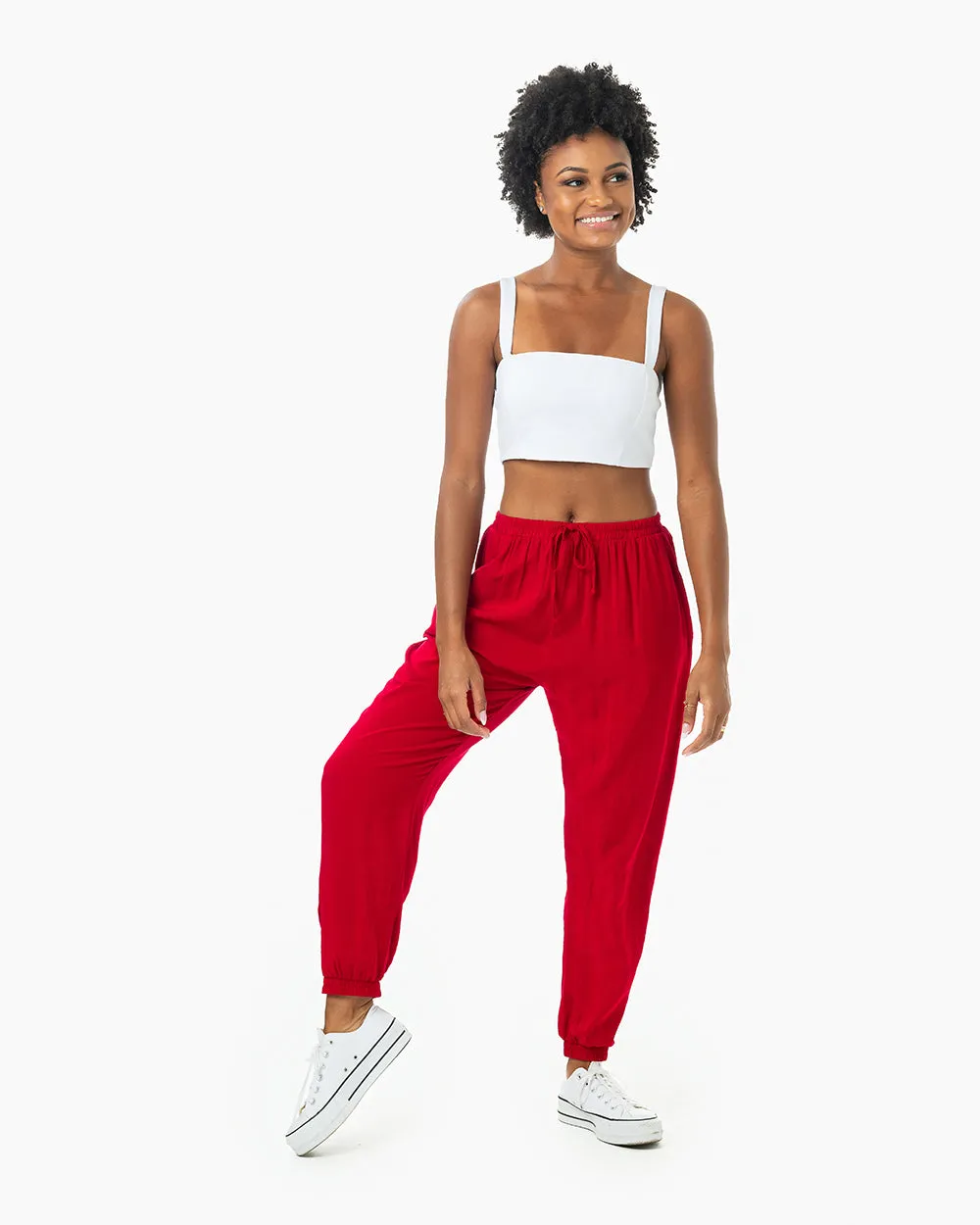 Solid Miami Jogger Harem Pants