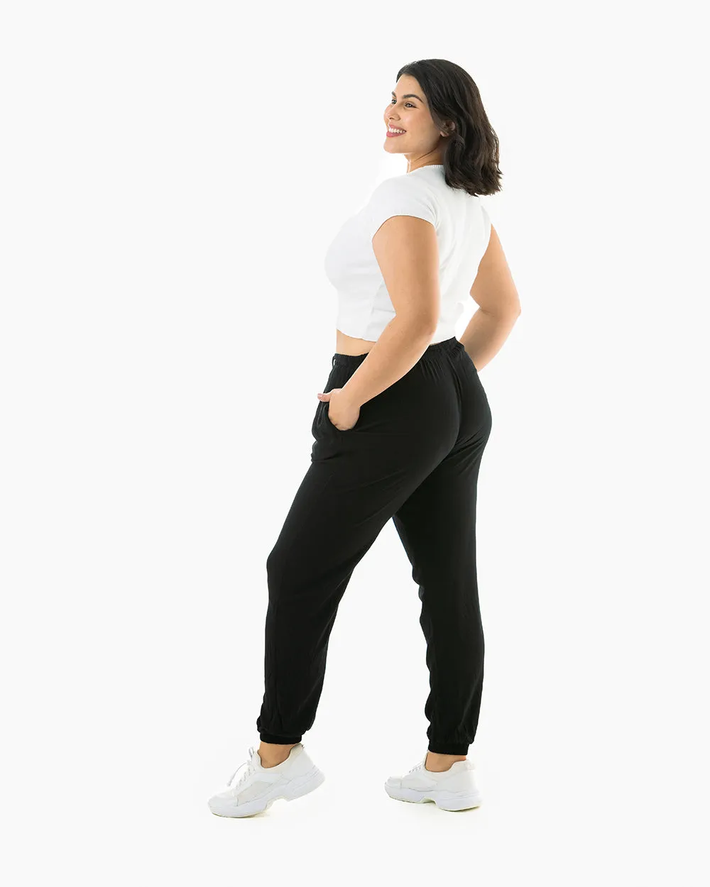 Solid Miami Jogger Harem Pants